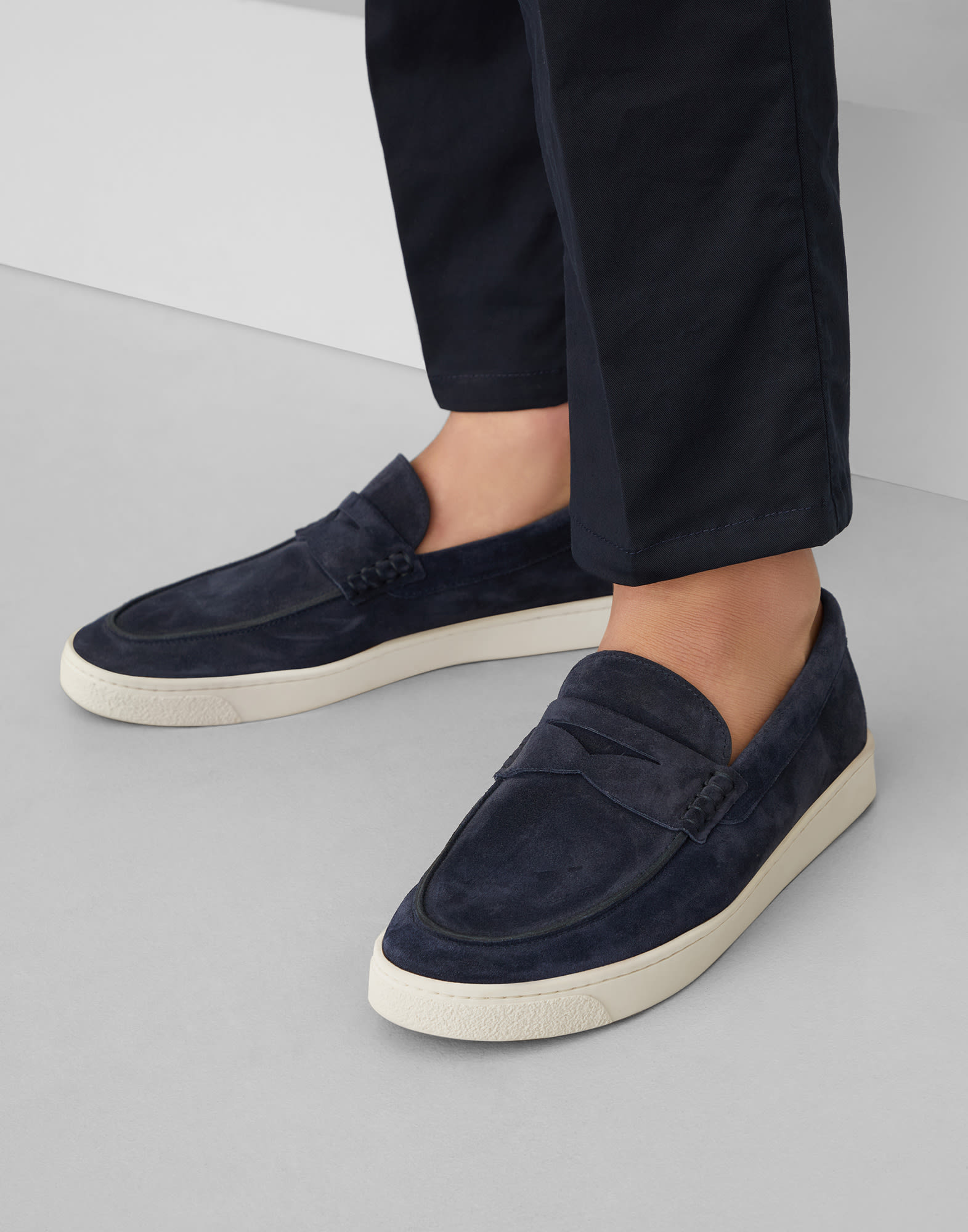 Loafer-Sneakers (241MZUSILN312) für Herren | Brunello Cucinelli