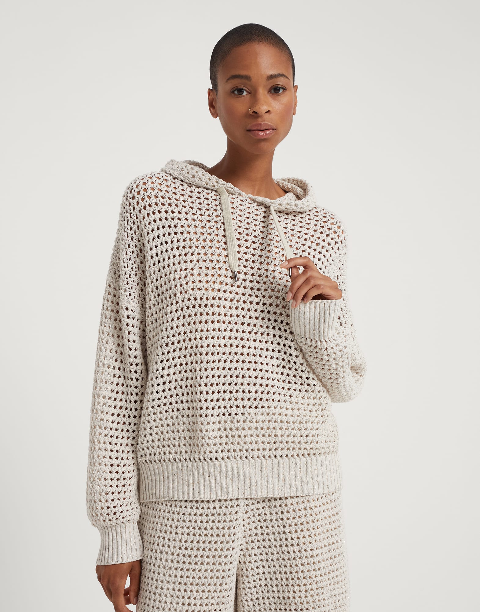 Dazzling Net-Pullover