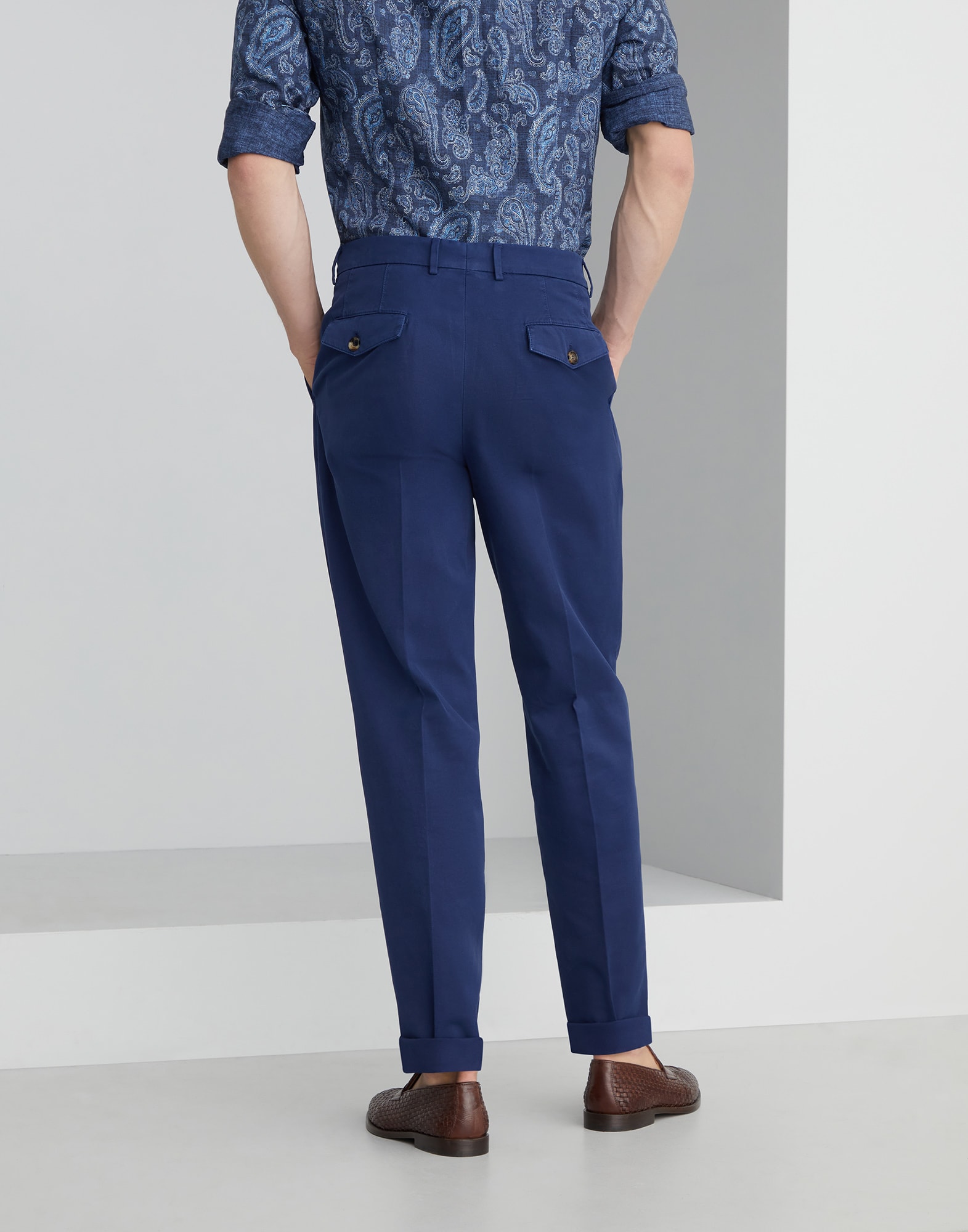 Gabardine trousers