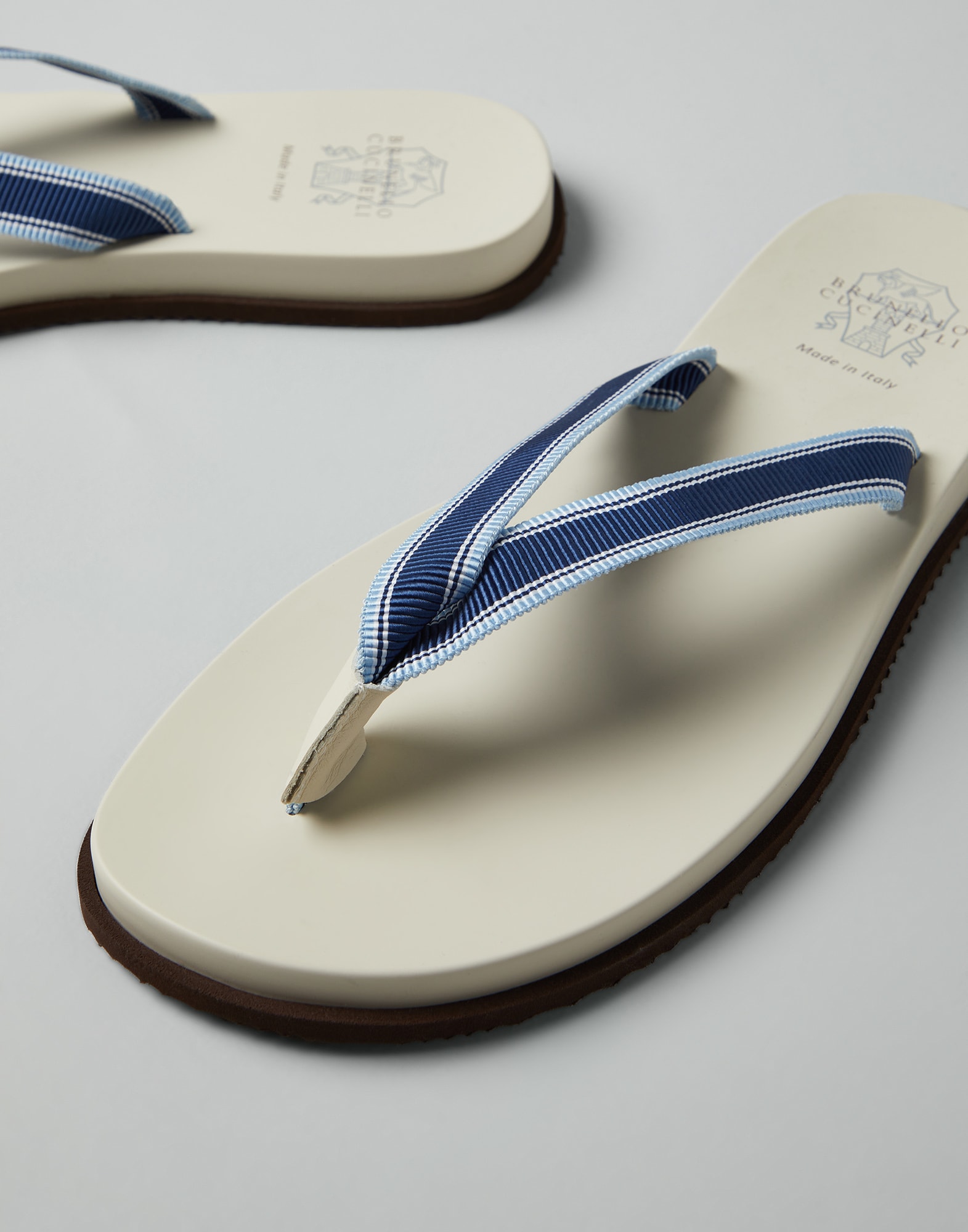 Brunello cucinelli flip flops cheap