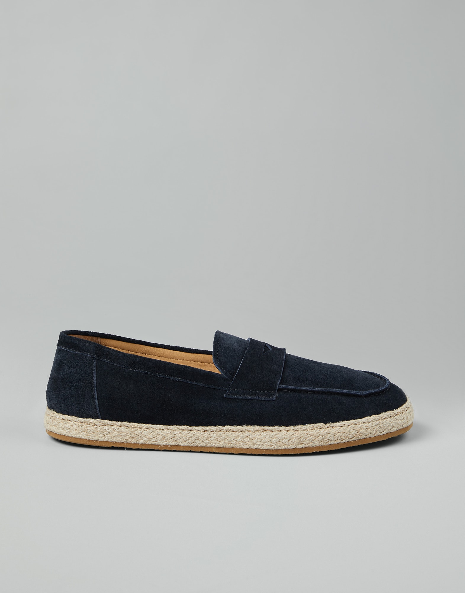 Suede loafers (241MZUSILI701) for Man | Brunello Cucinelli