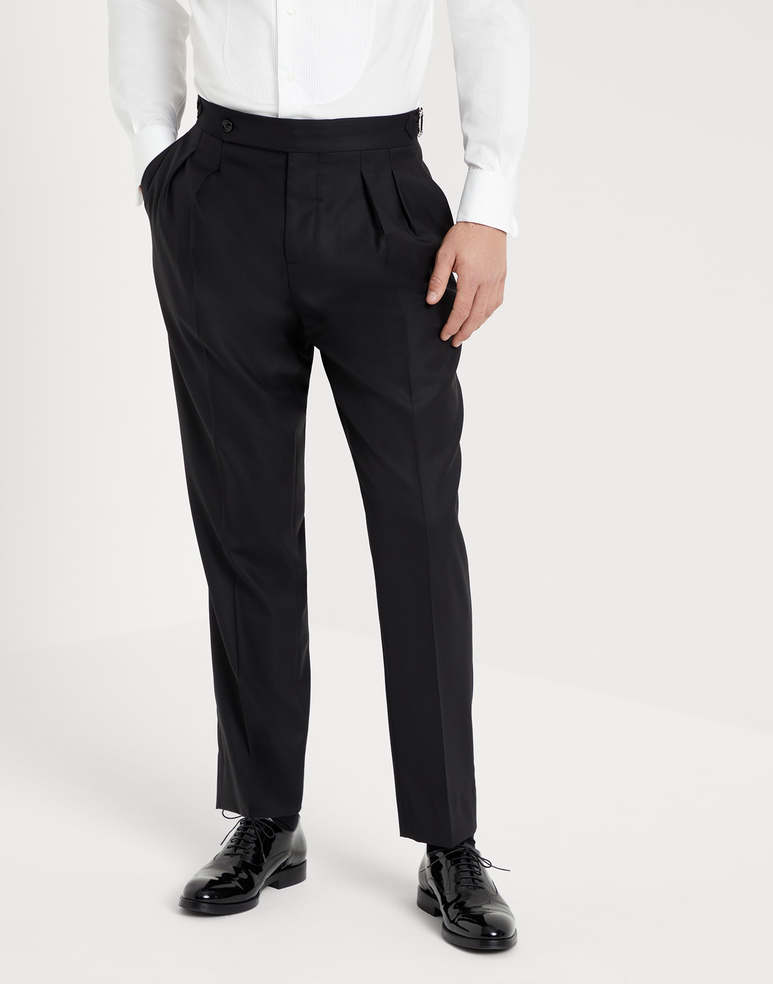 Tuxedo trousers Black Man - Brunello Cucinelli