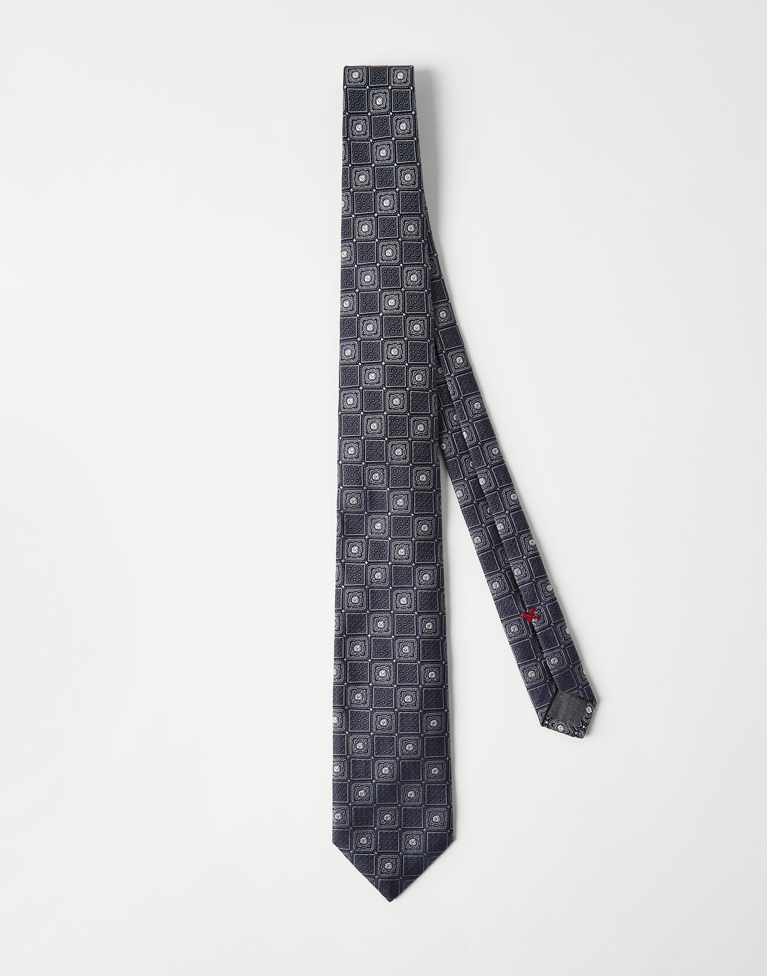 Cravatta in seta con disegno
