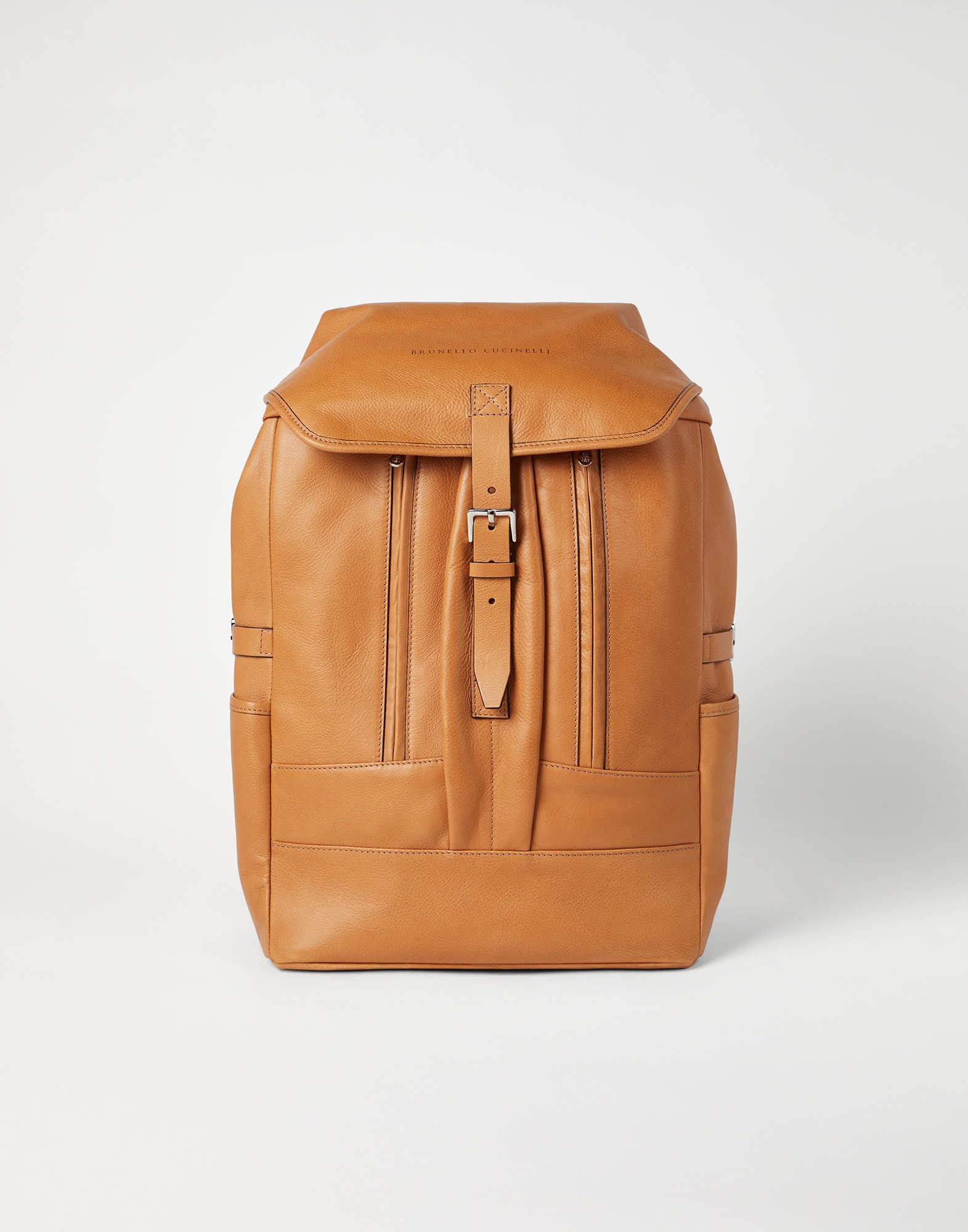 Brunello cucinelli leather backpack best sale
