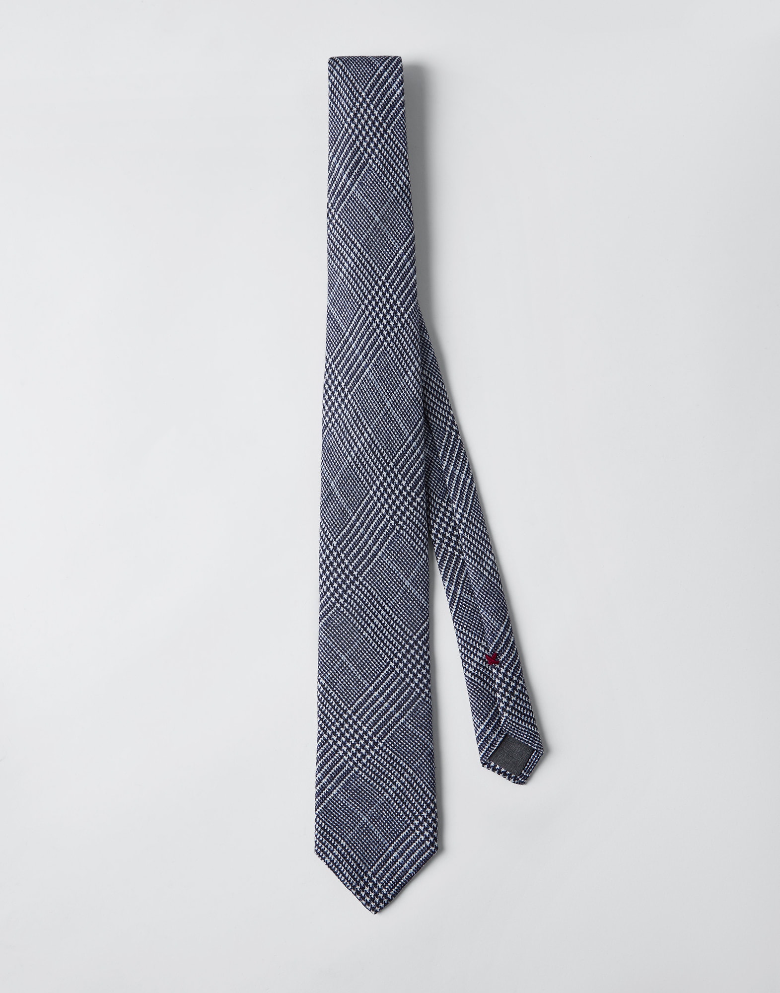 Cravatta in lino e seta