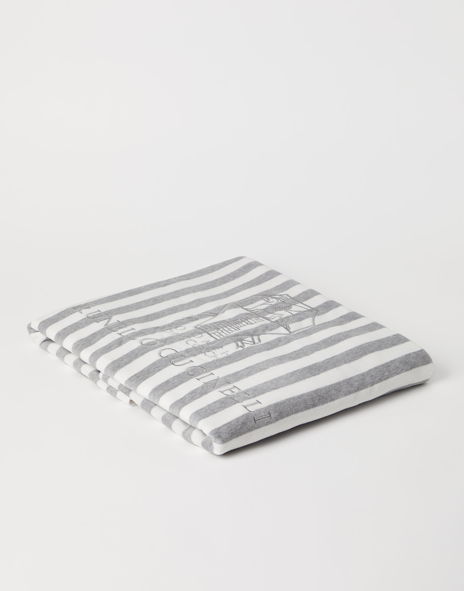 Terrycloth towel Grey Lifestyle - Brunello Cucinelli