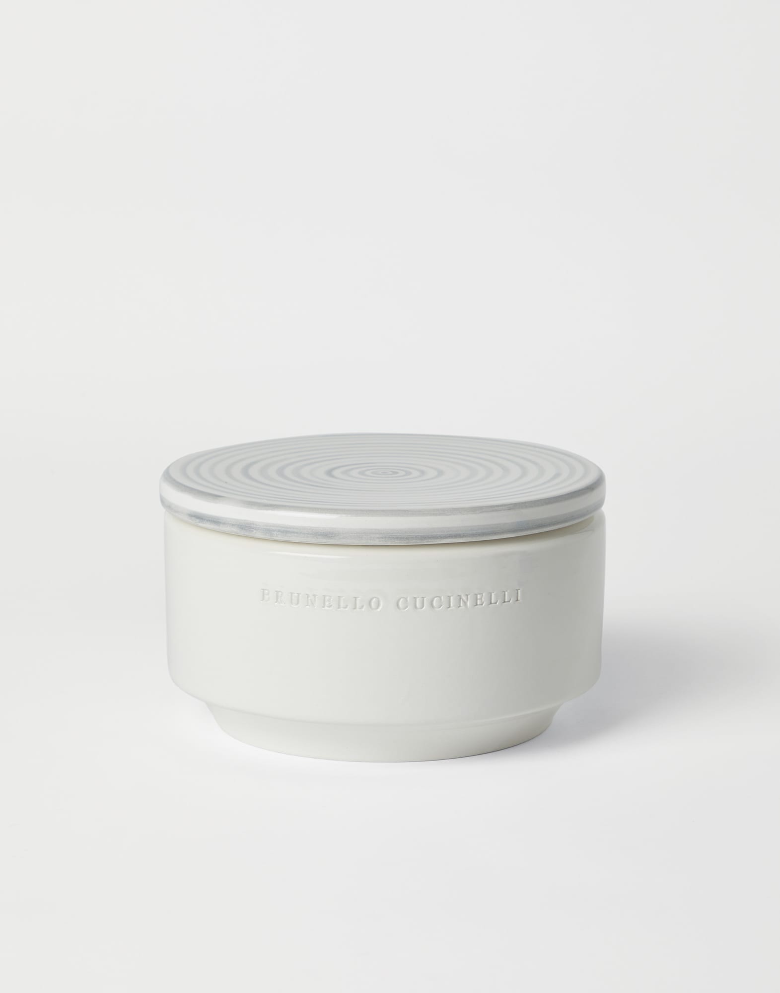 Ceramic container Light Grey Lifestyle - Brunello Cucinelli