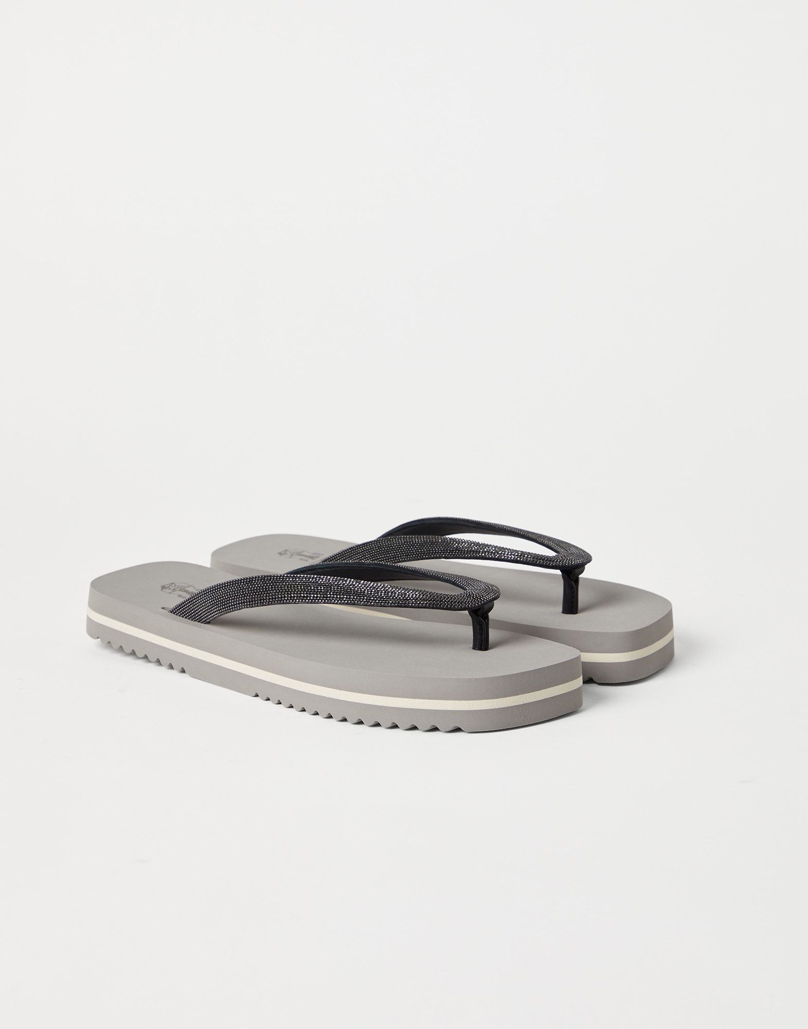 Flip flop Precious Grey Lifestyle - Brunello Cucinelli