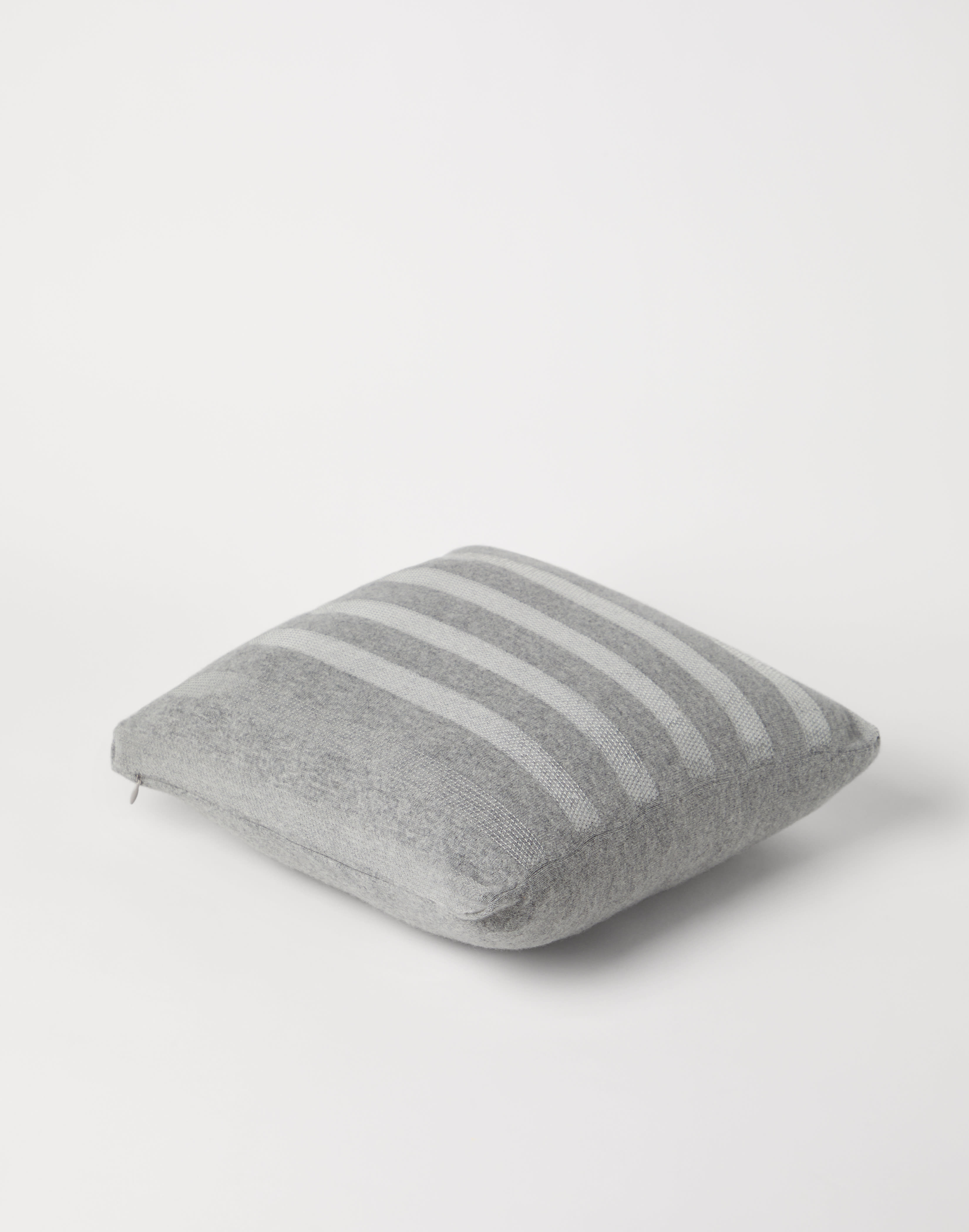 Knit cushion Grey Lifestyle - Brunello Cucinelli