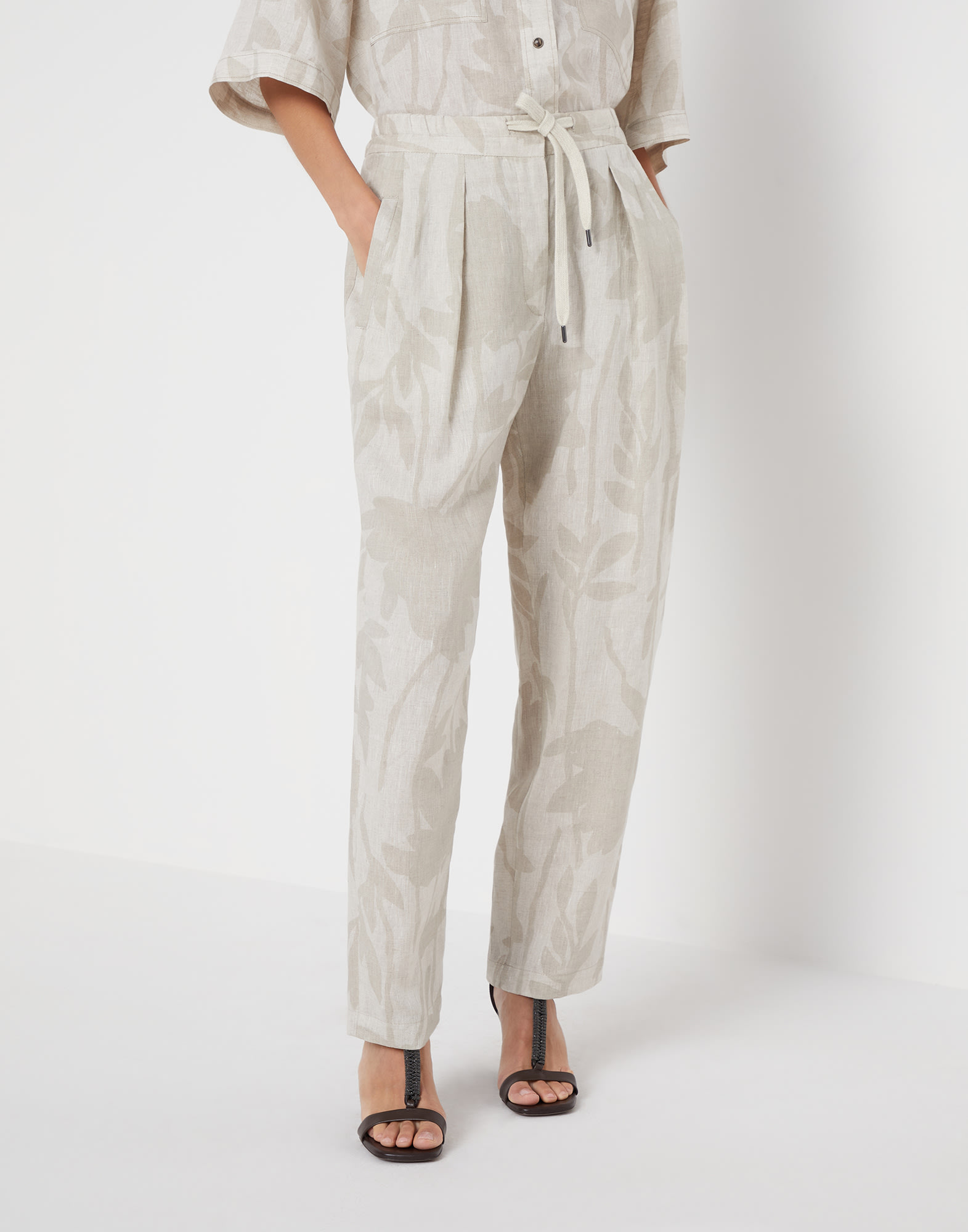 Slouchy trousers Natural Woman - Brunello Cucinelli