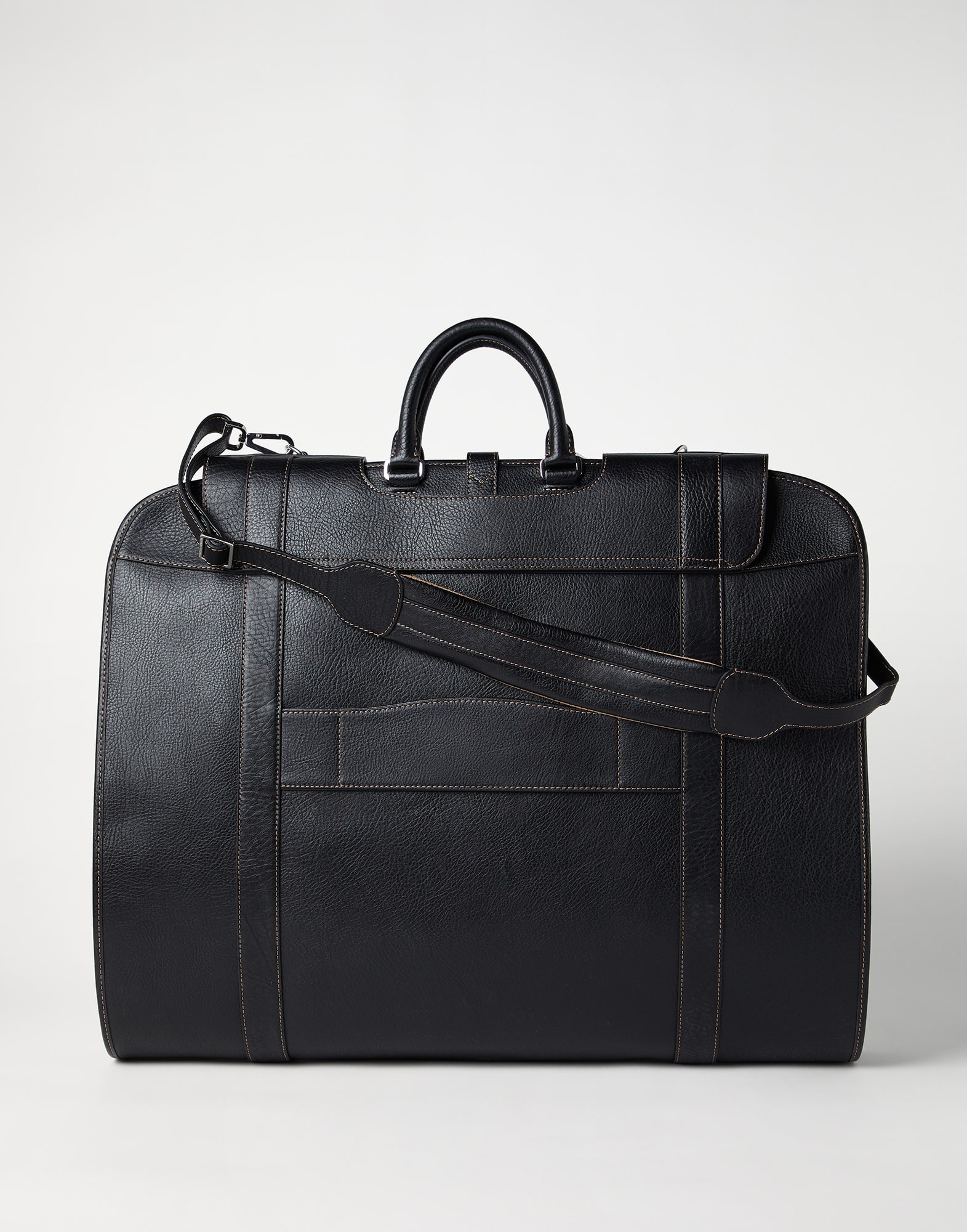 Brunello Cucinelli bi-fold suit carry bag - Grey