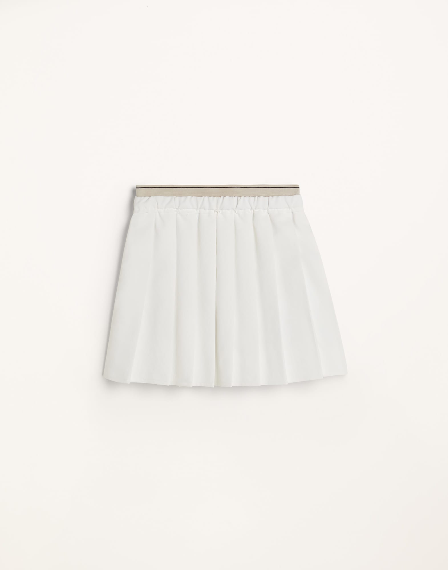 二合一网球裤裙 自然色 女童 - Brunello Cucinelli