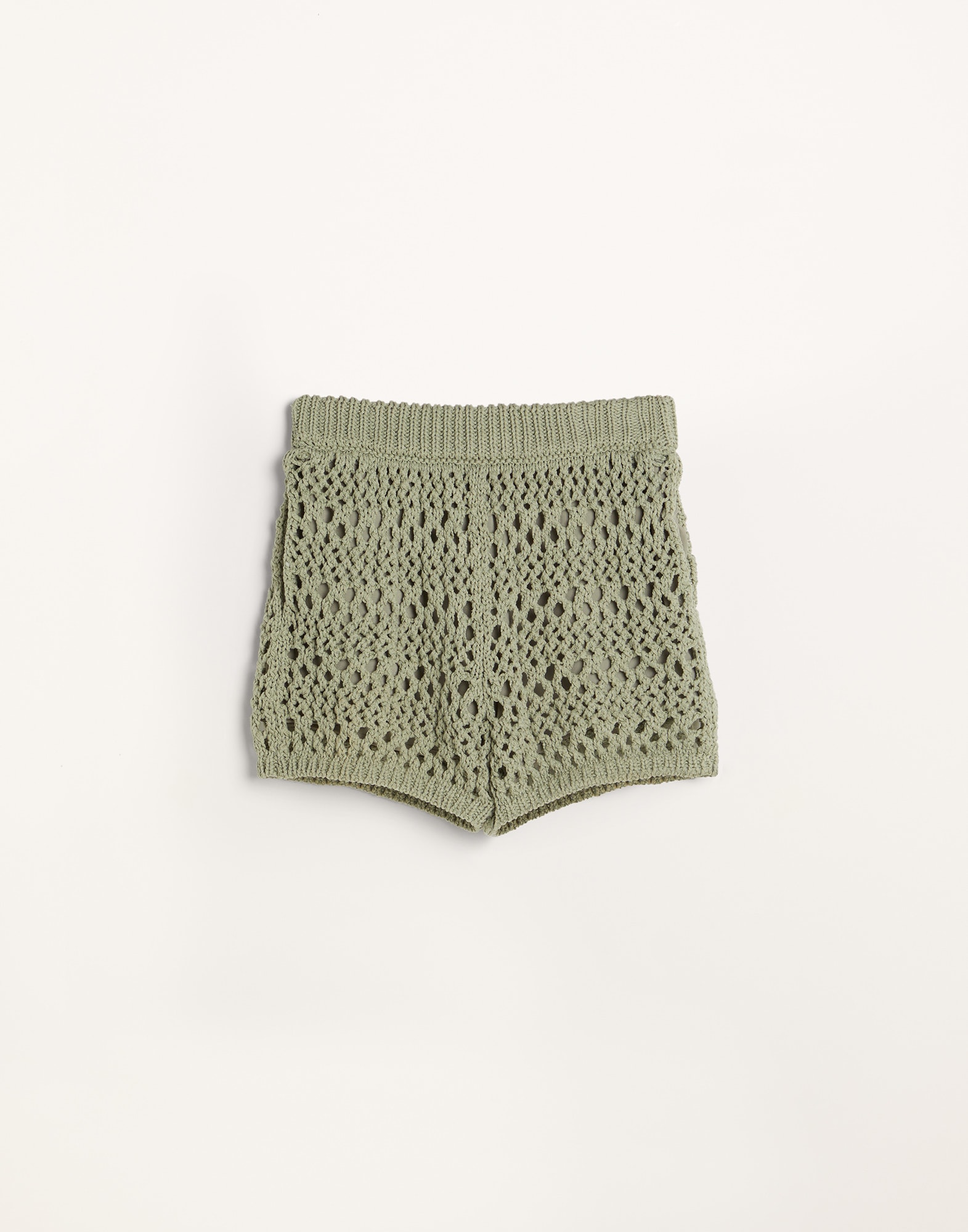 Shorts in maglia Verde Bambina - Brunello Cucinelli
