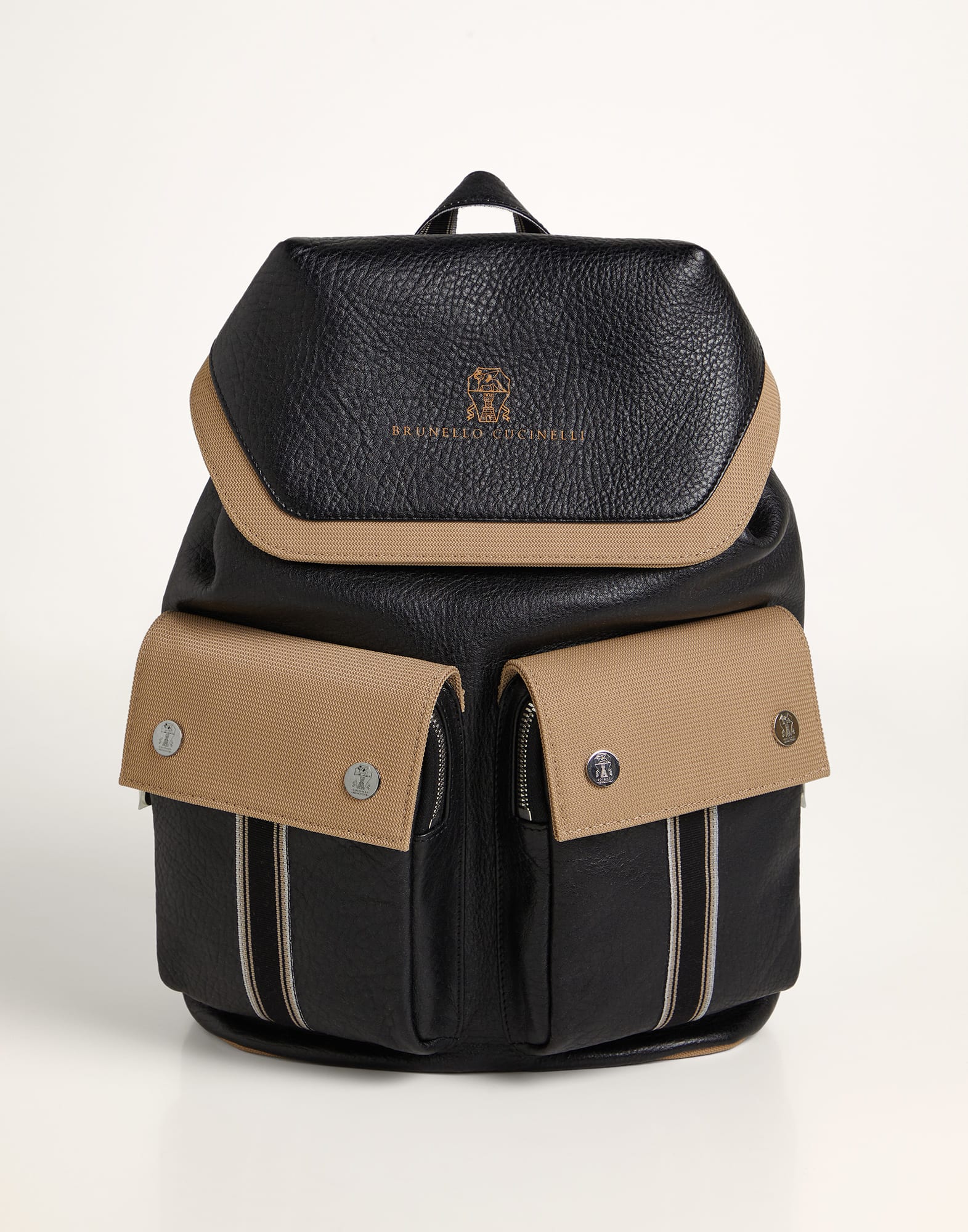 Calfskin backpack 241BZIALB118CGF4101 for Boys Brunello Cucinelli