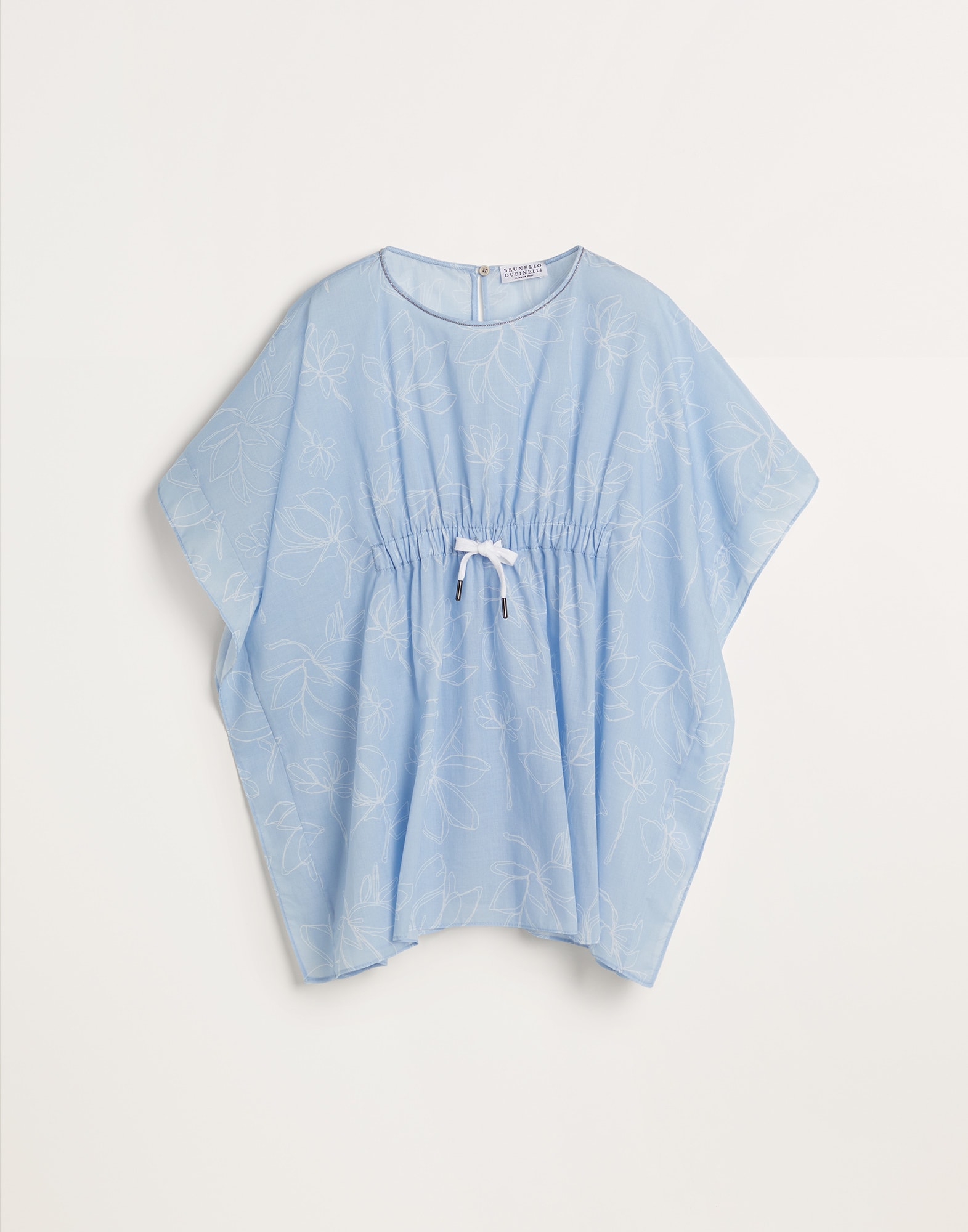 Robe coton Bleu Ciel Fille - Brunello Cucinelli