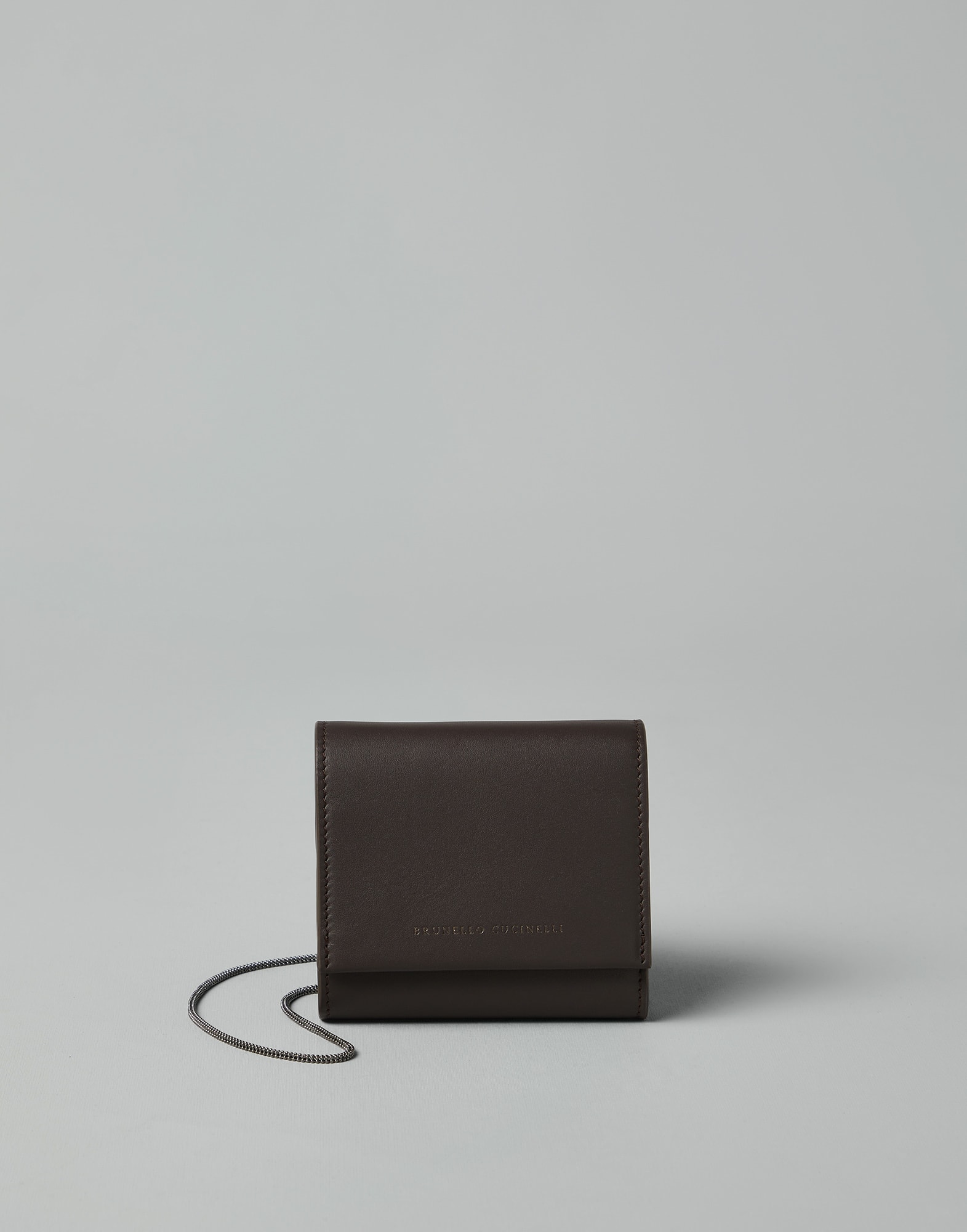 Wallet with monili Brown Woman - Brunello Cucinelli