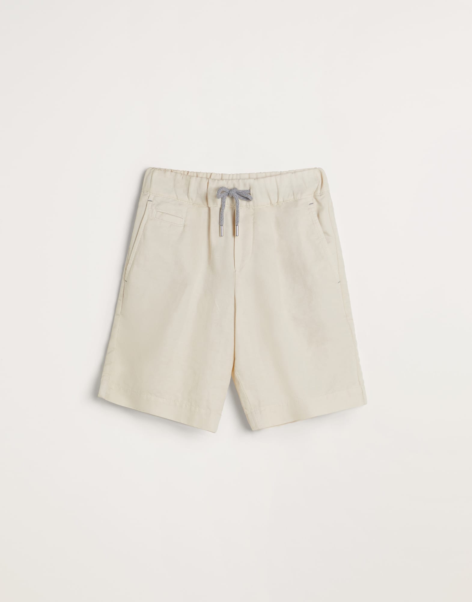 Bermuda shorts with drawstring Off-White Boys - Brunello Cucinelli