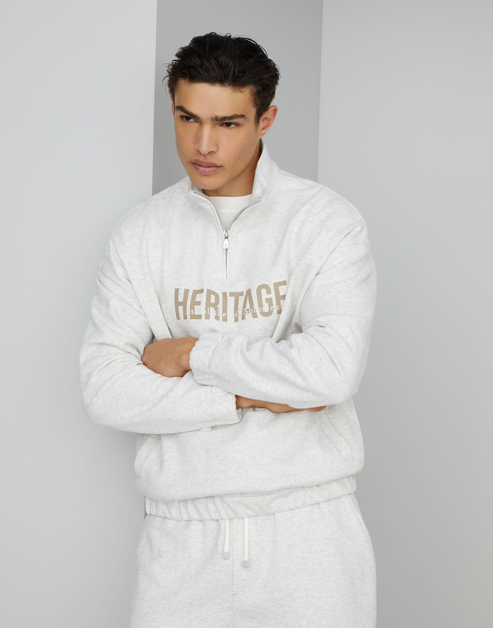Men's french terry sweatshirt hot sale