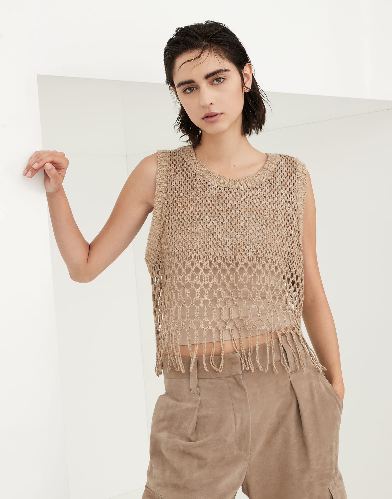 Dazzling Embroidery-Top