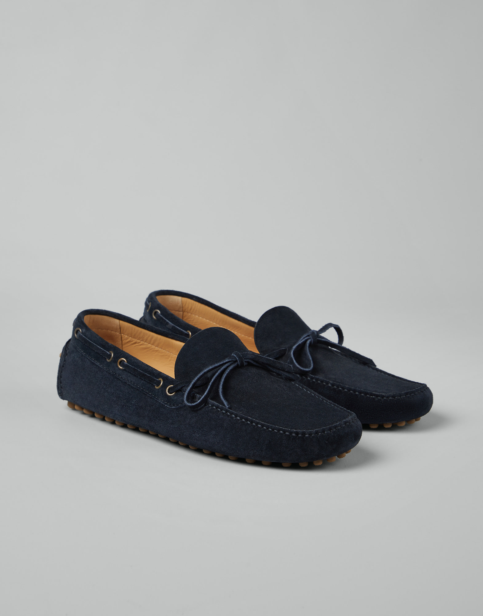 Navy suede 2025 driving shoes