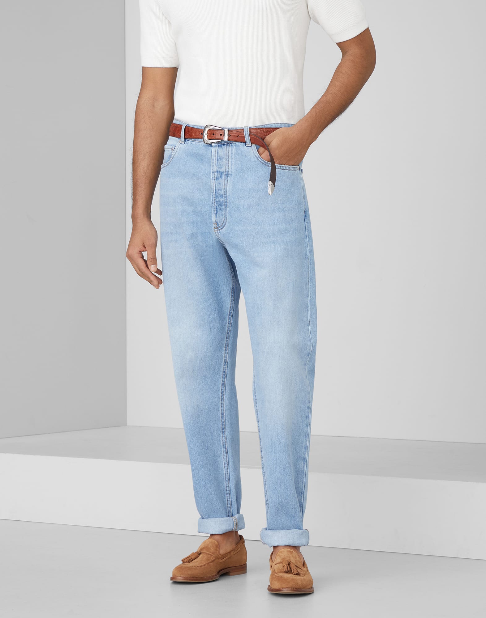 Five pocket jean style trousers online