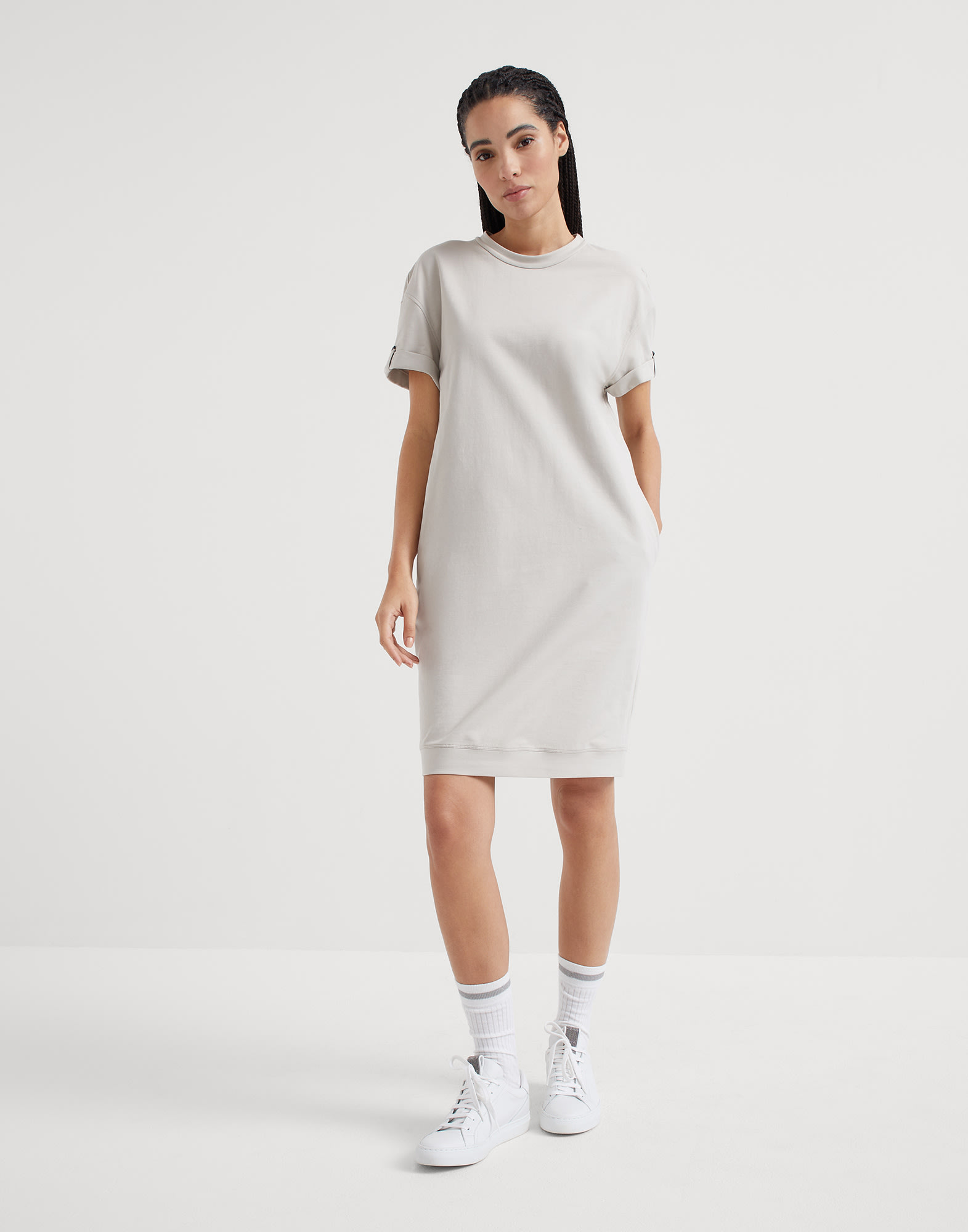 French terry dress