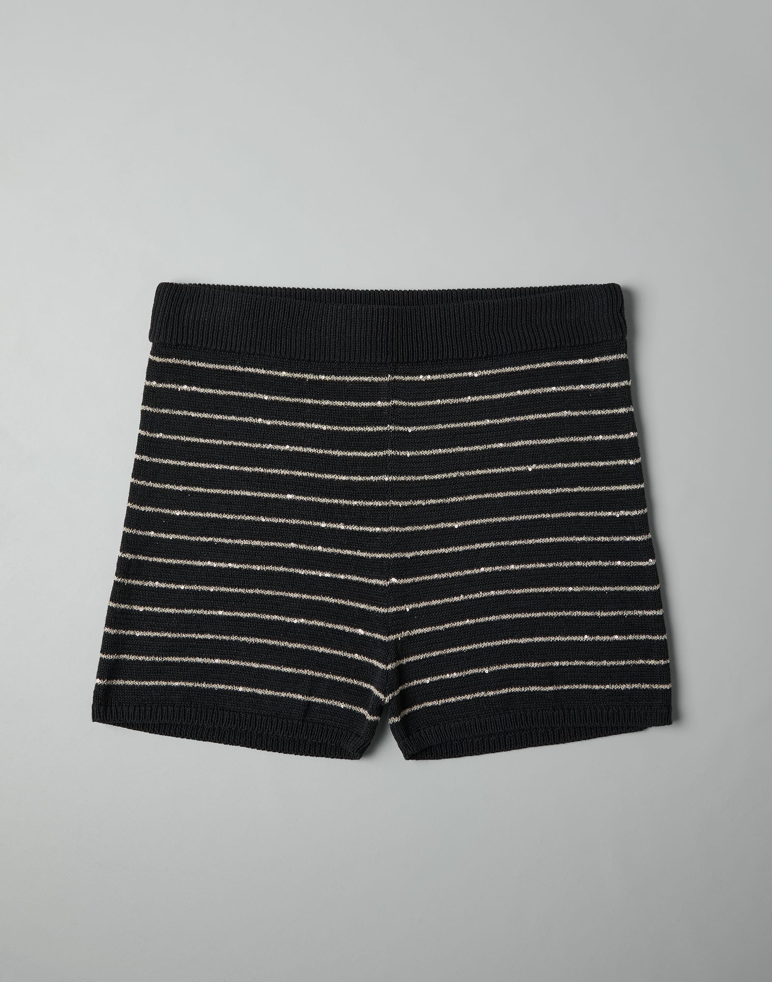 Knit shorts Lignite Grey Woman - Brunello Cucinelli