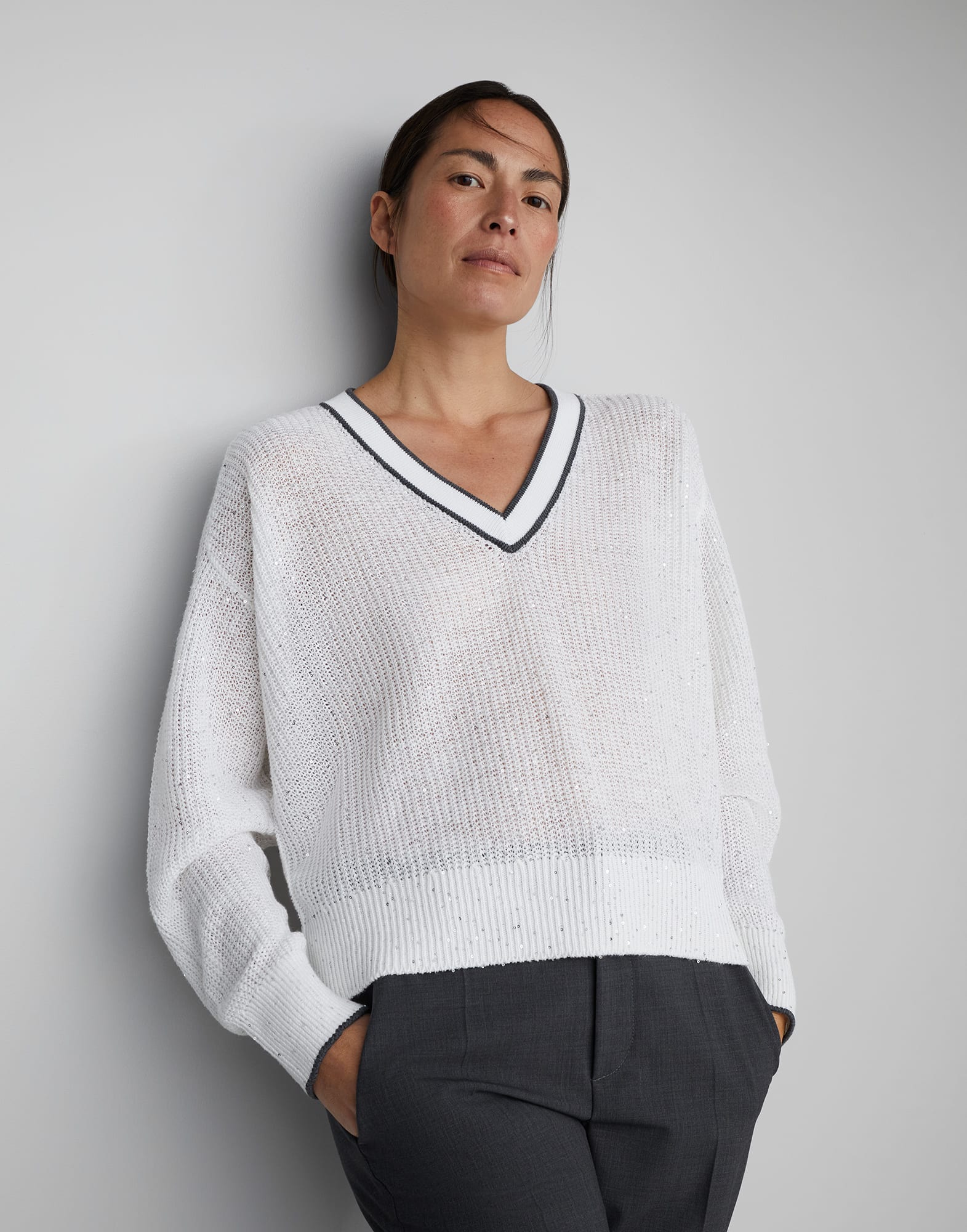 Linen sweater