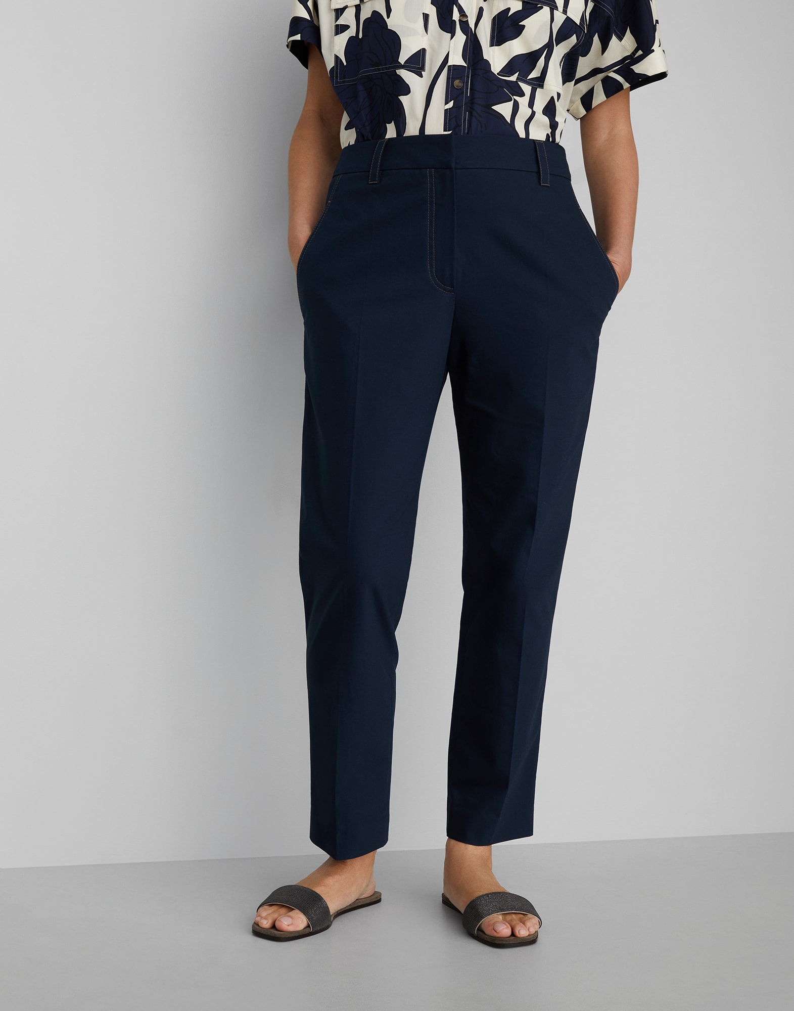 Textured cigarette discount trousers