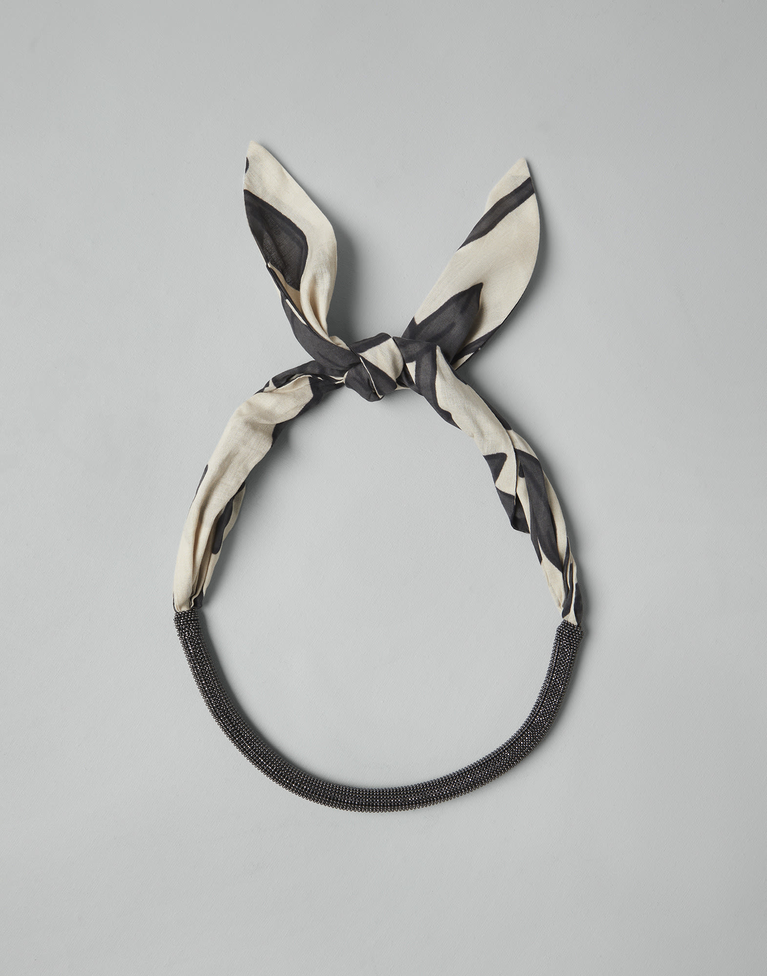 Choker necklace Lignite Grey Woman - Brunello Cucinelli