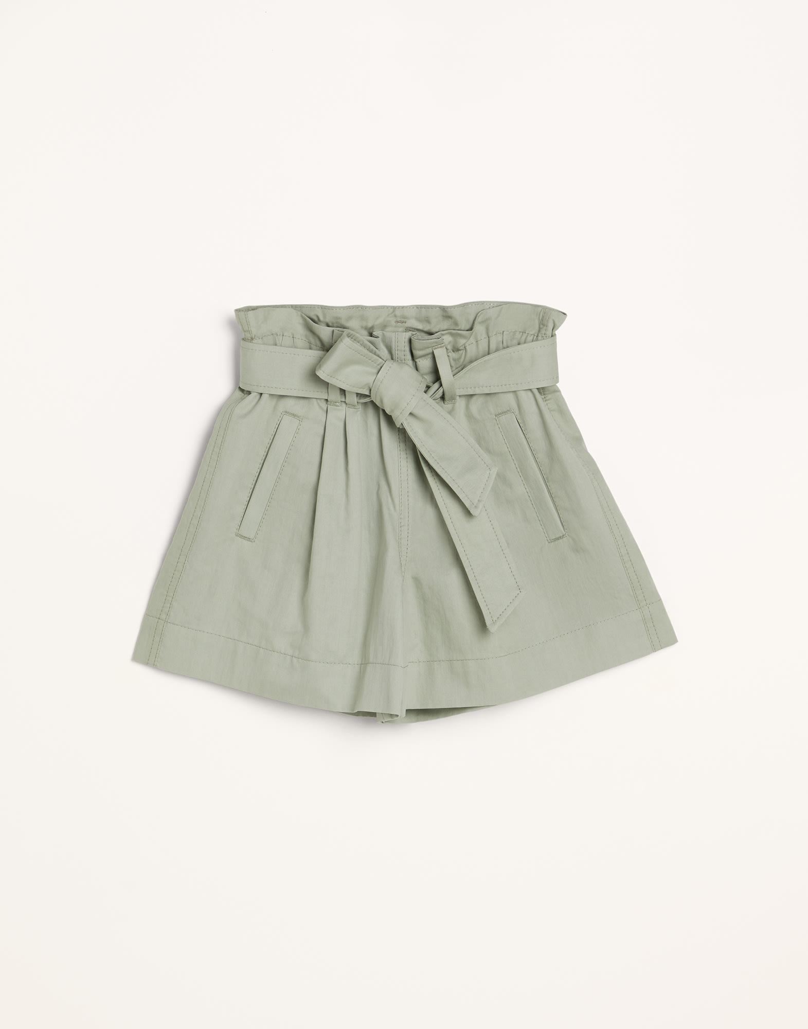 Shorts with belt Green Girls - Brunello Cucinelli