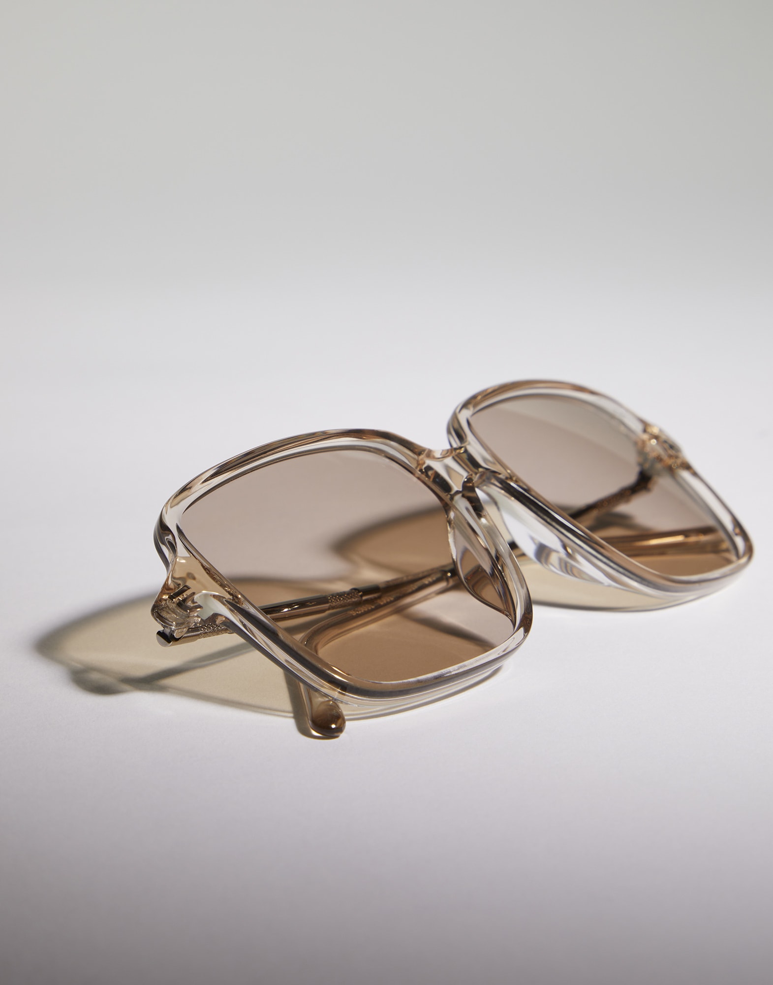Acetate and titanium glasses Powder Eyewear - Brunello Cucinelli