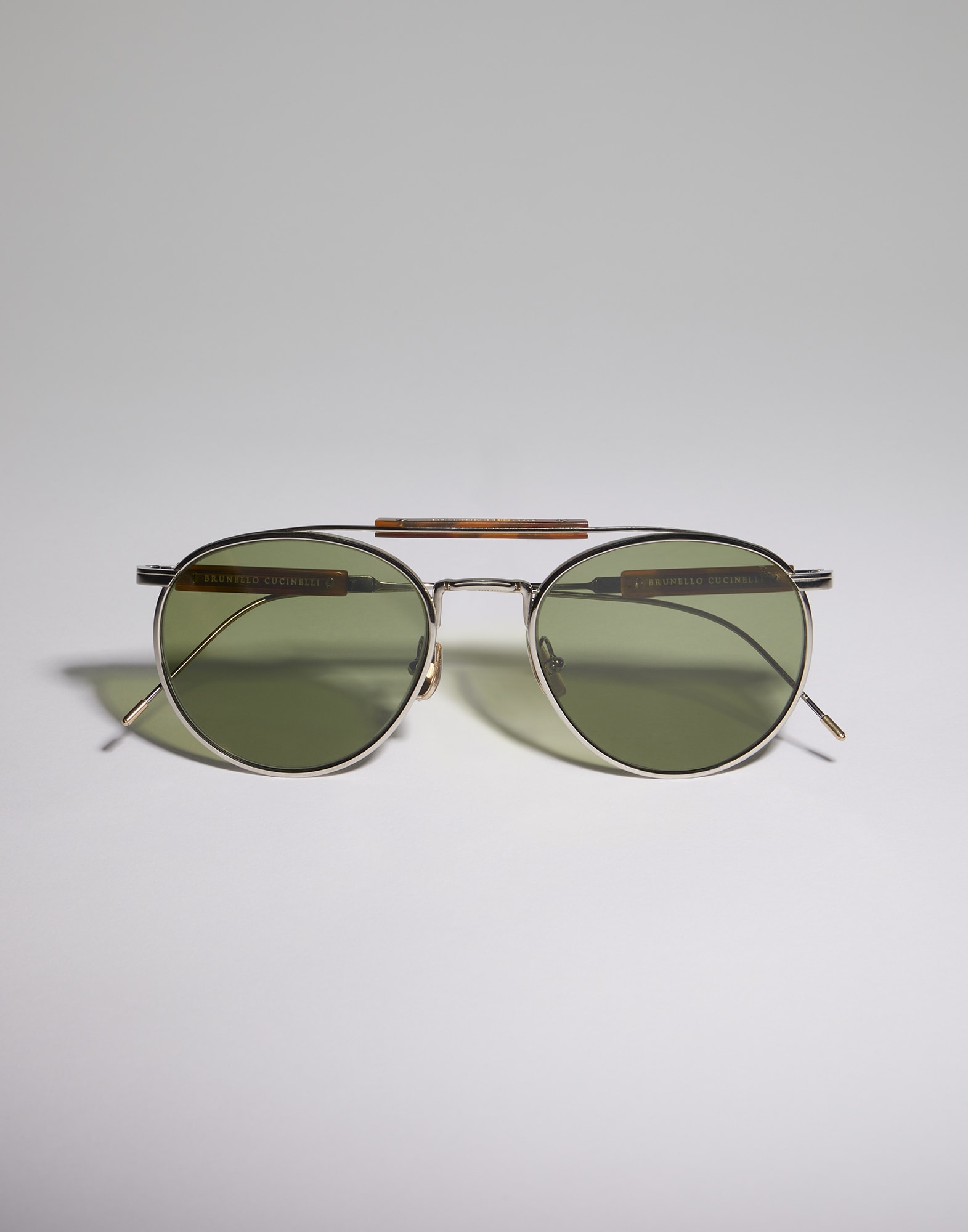 Солнцезащитные очки Sartorial Sunset Серебристый Очки - Brunello Cucinelli