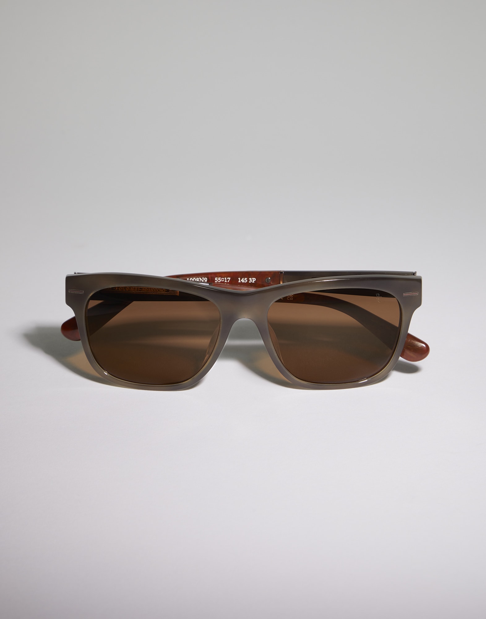 Sunglasses with polarized lenses Havana Taupe Eyewear -
                        Brunello Cucinelli
                    