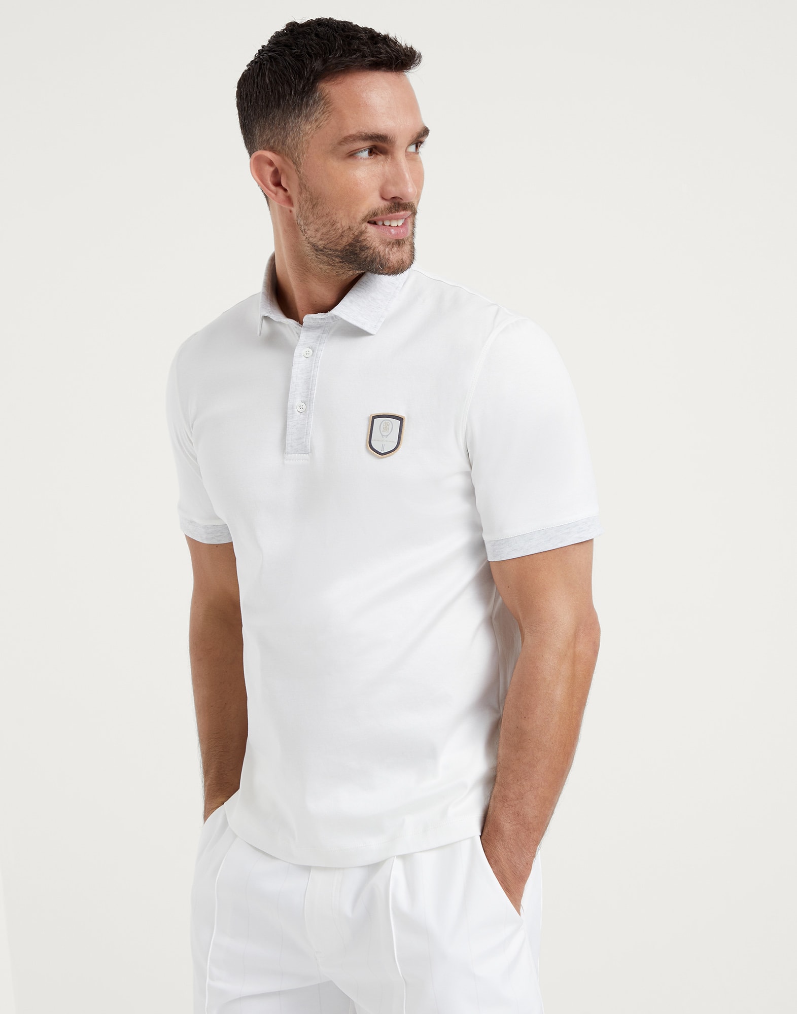 Polo with Tennis badge