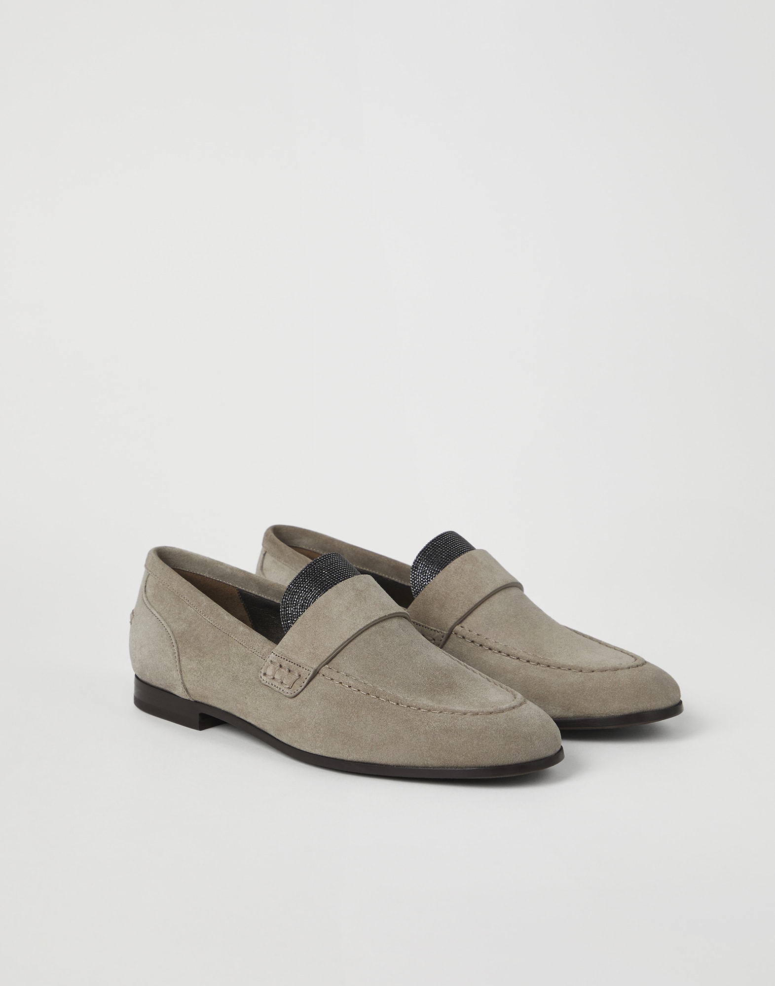 Penny loafers Light Grey Woman - Brunello Cucinelli