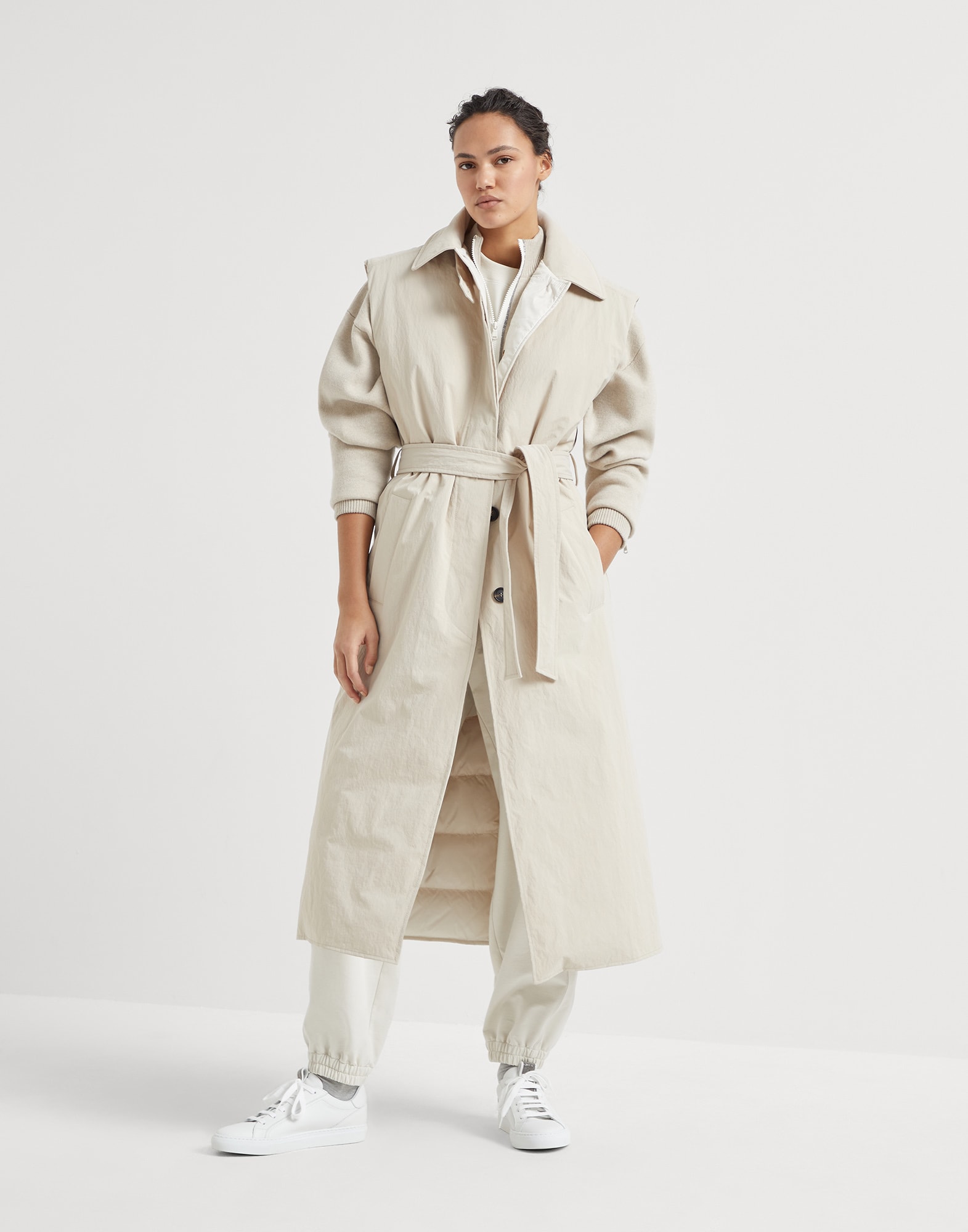 Double-knit outerwear (242M12119416CHY49) for Woman