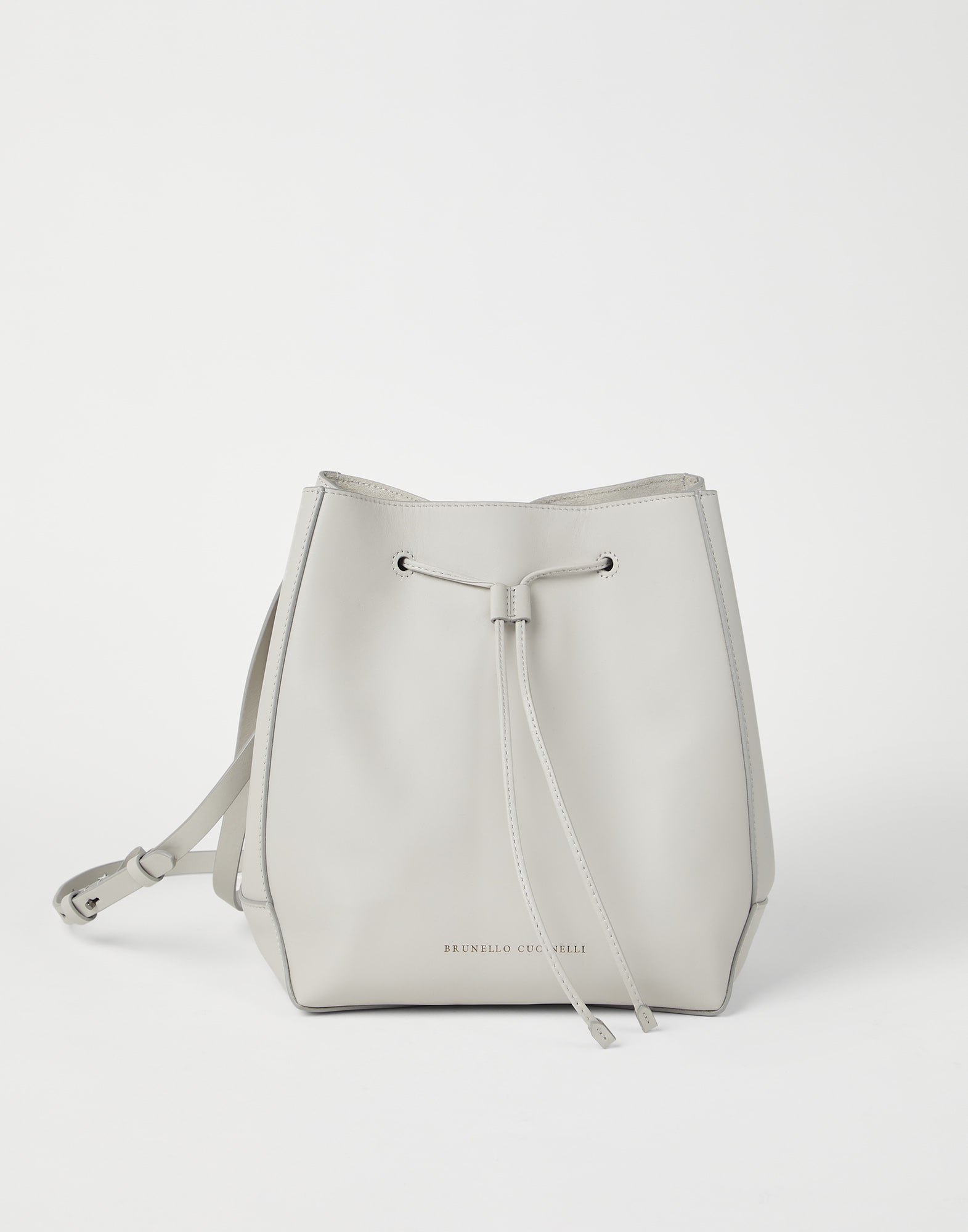 Bucket bag Light Grey Woman - Brunello Cucinelli