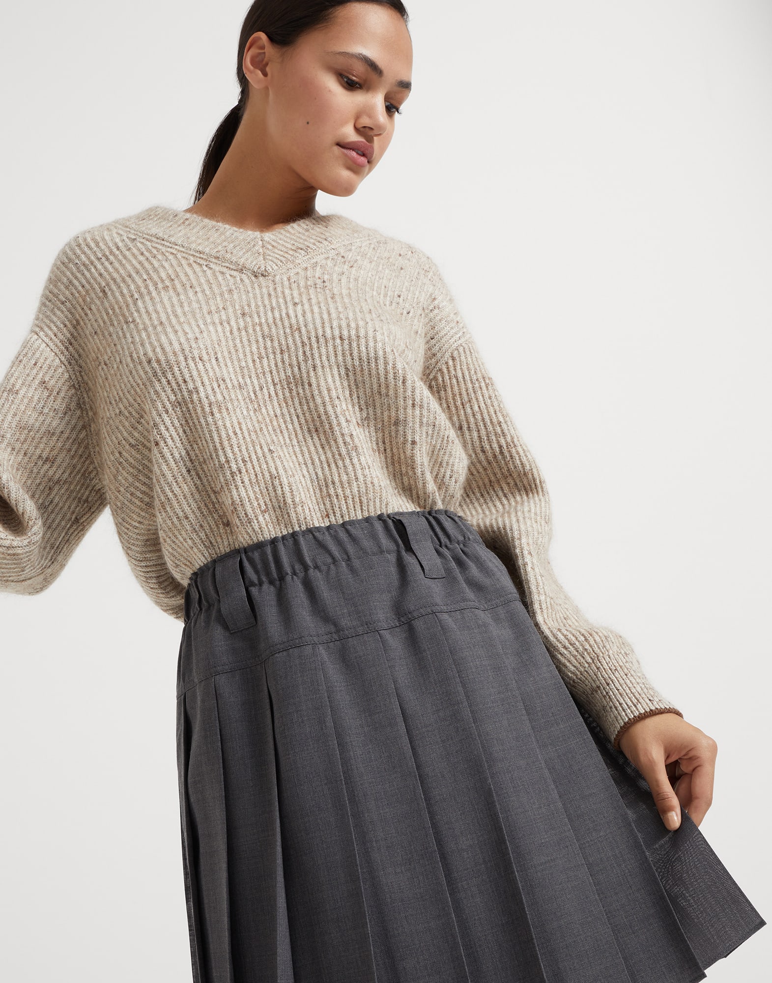 Miniskirt (242MA087G3662C2164) for Woman | Brunello Cucinelli Miniskirt (242MA087G3662C2164) for Woman | Brunello Cucinelli