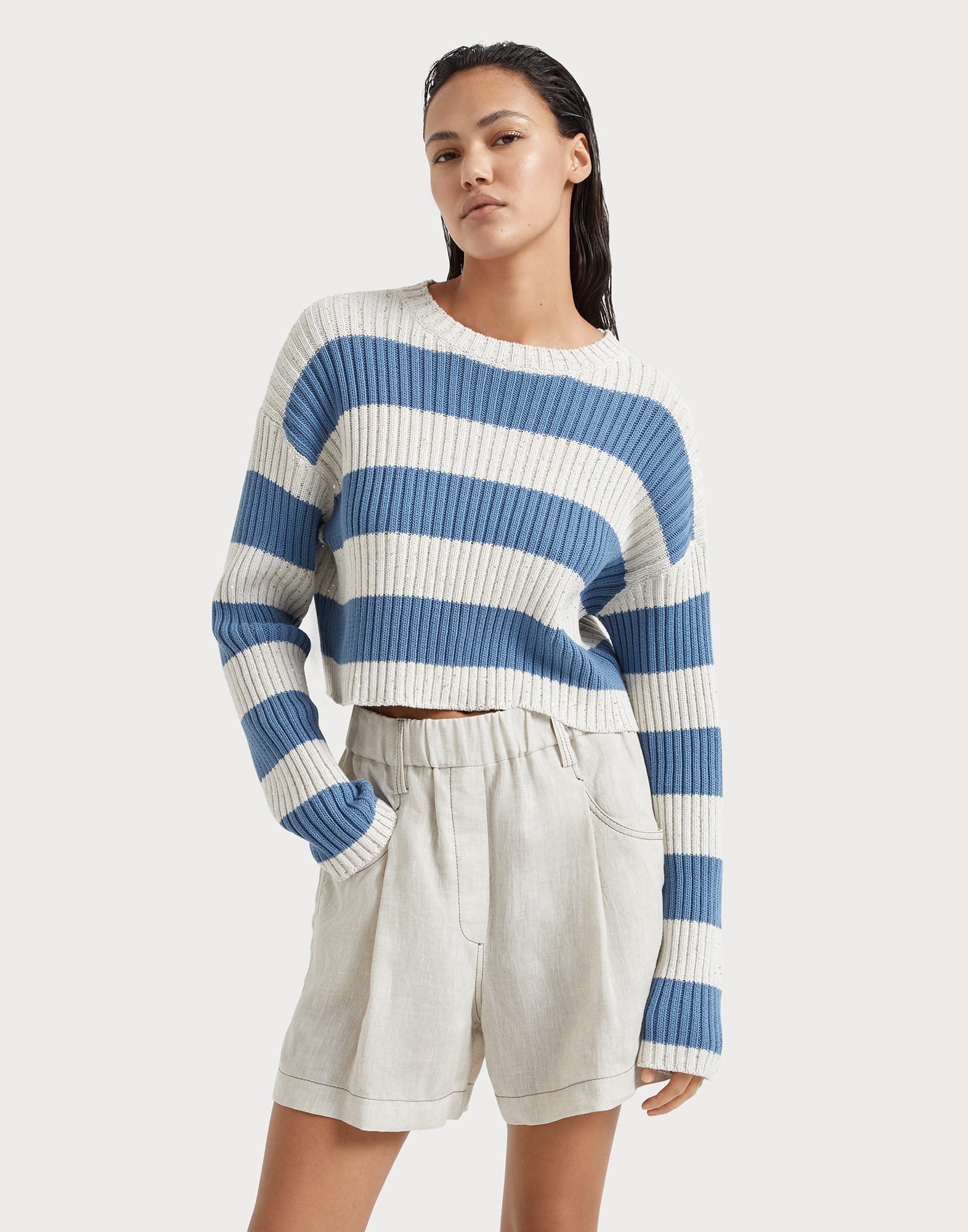Crop sweater