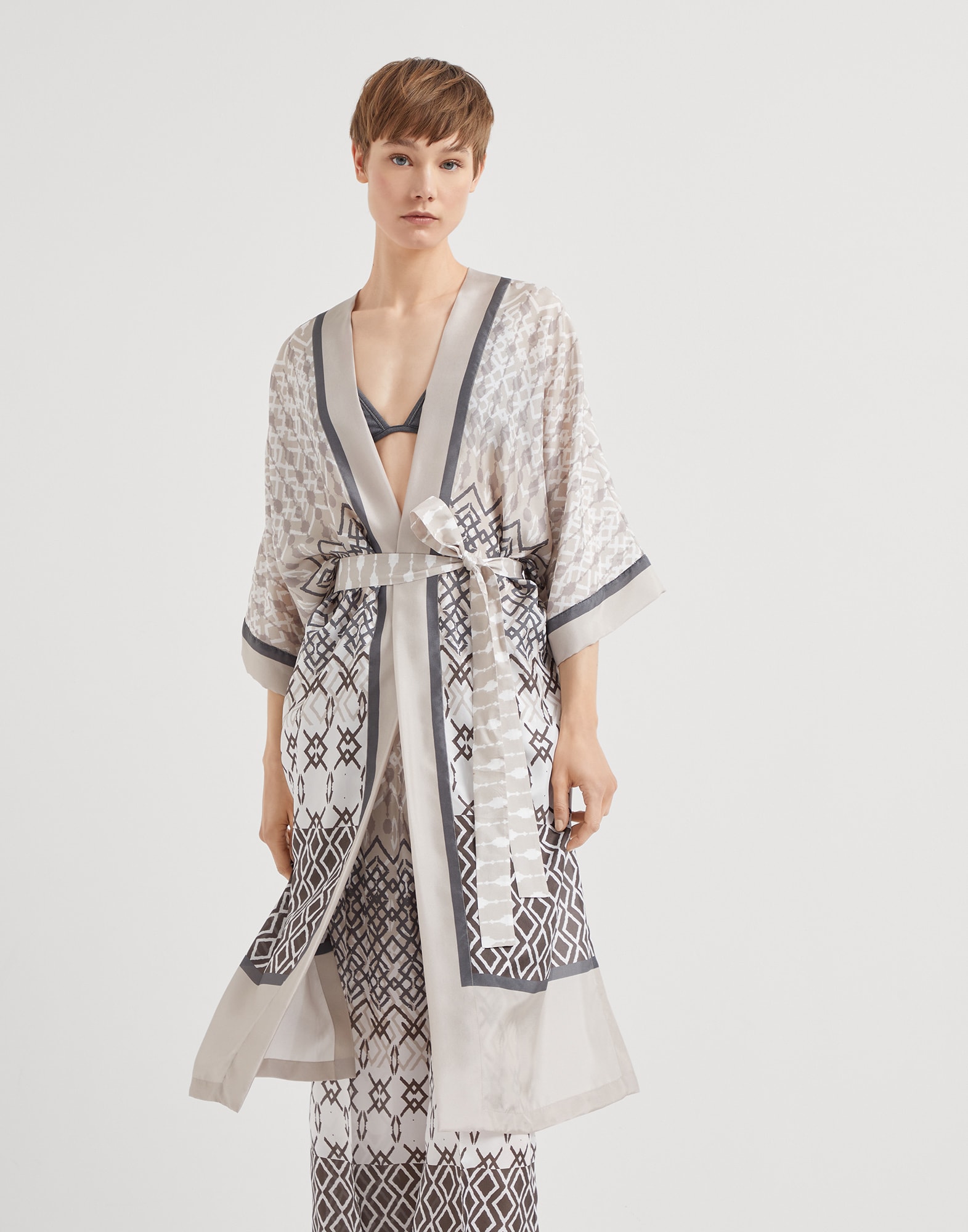Kimono de seda