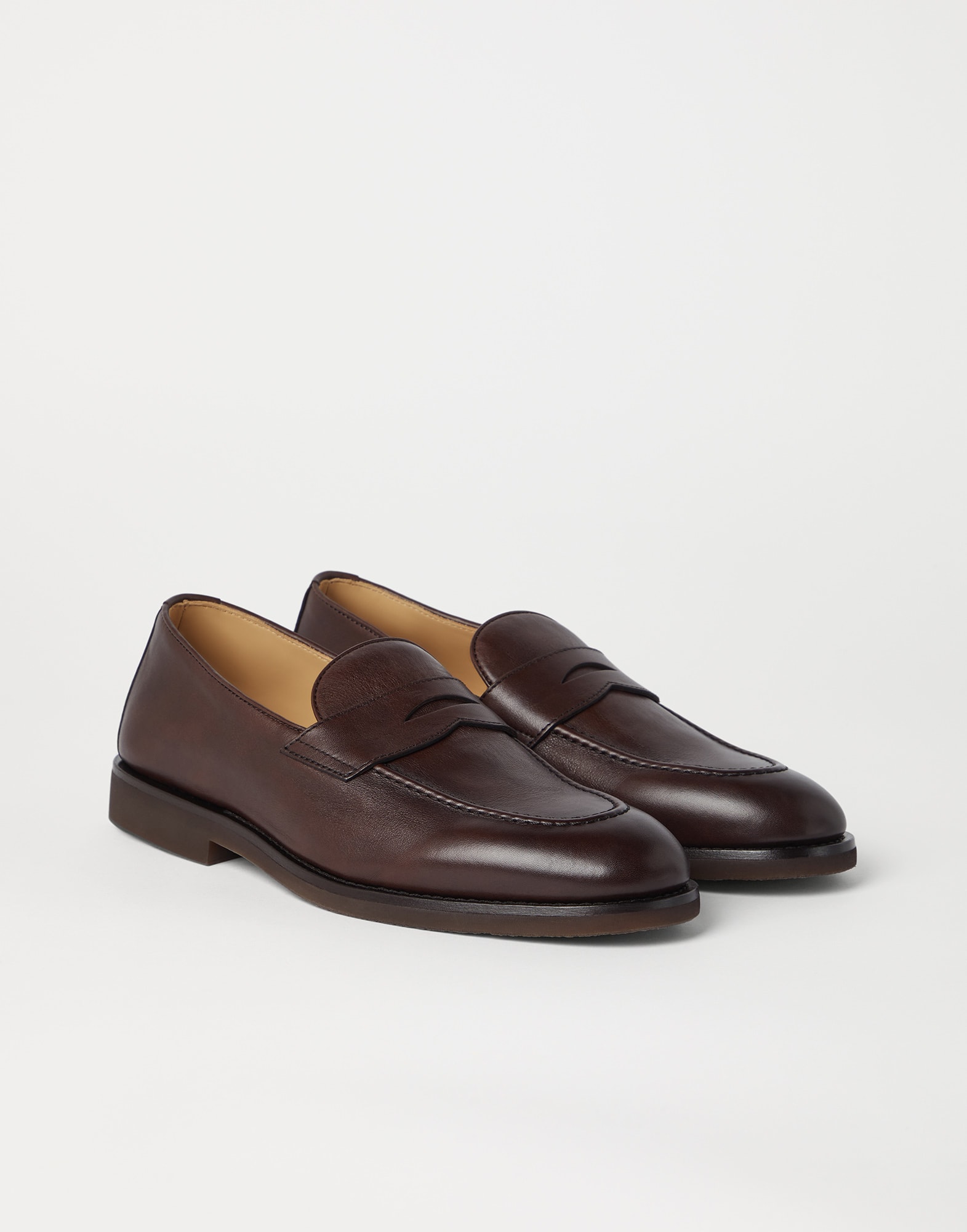 Calfskin penny loafers