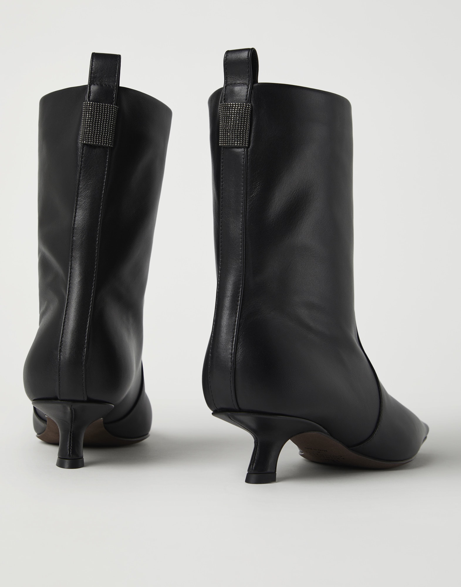 Classic leather boots Black Woman - Brunello Cucinelli