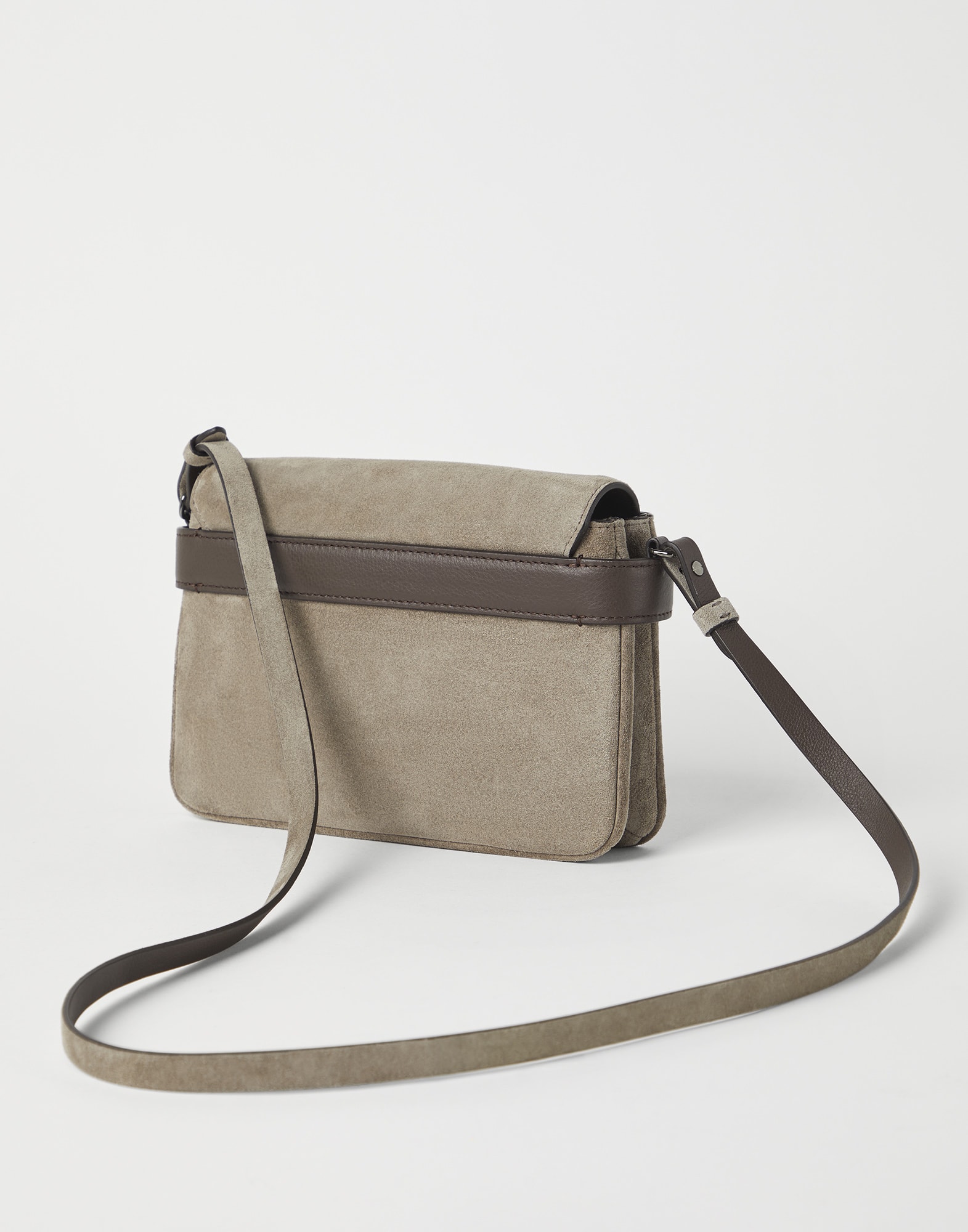 Suede Sartorial Cross body bag 242MBDLD2617C5859 for Woman Brunello Cucinelli
