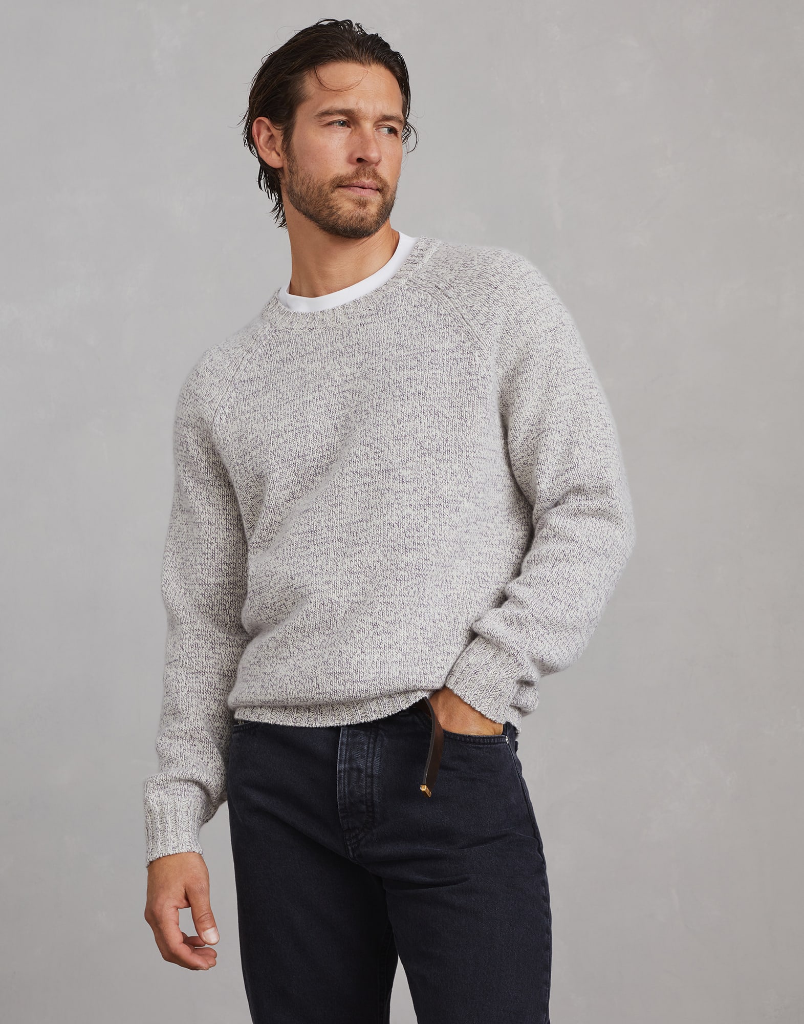 Cashmere Mouliné sweater