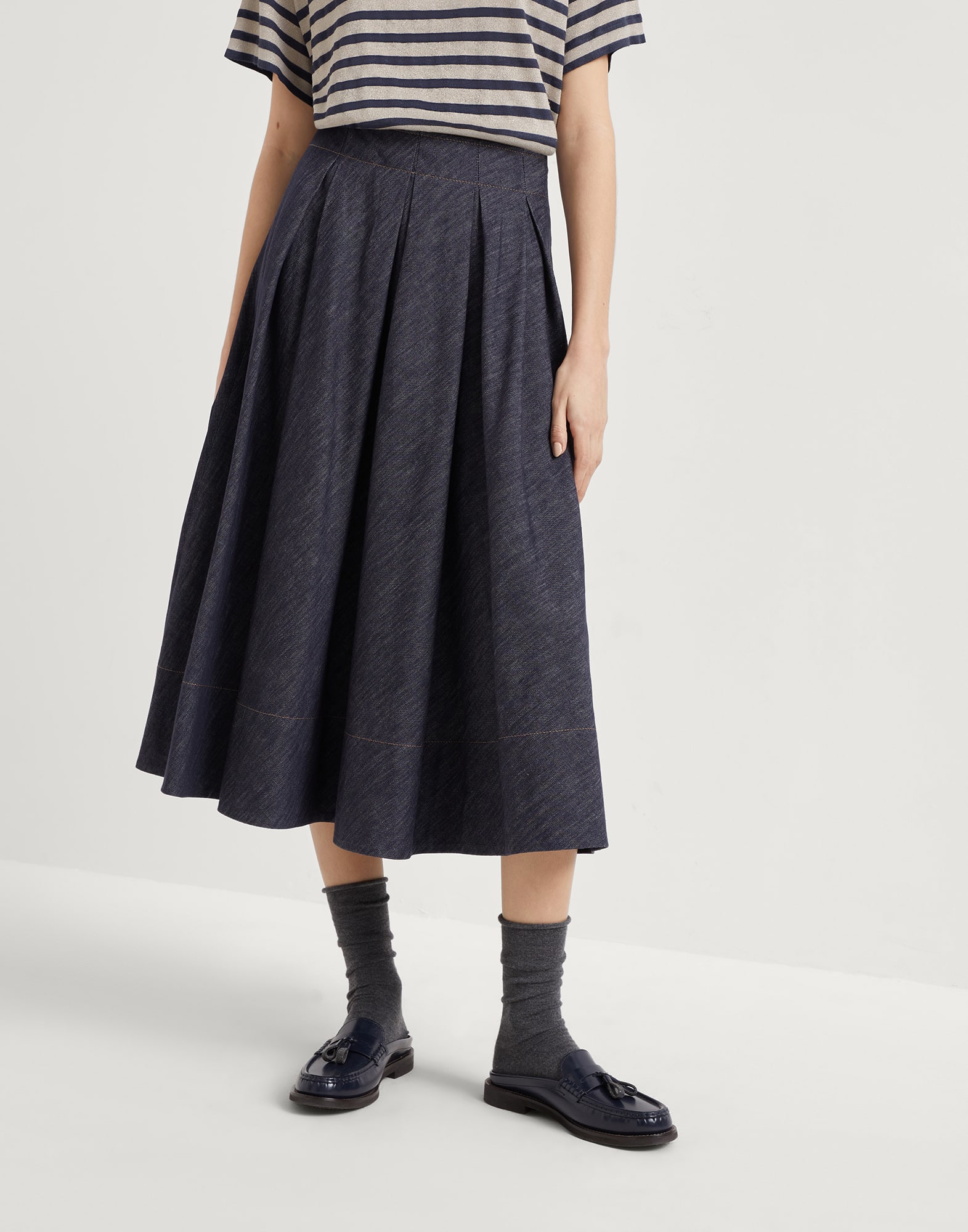 Pleated Circle skirt