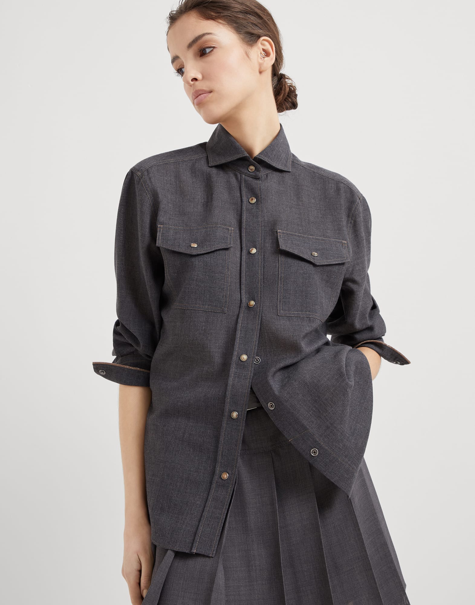 Camicie donna eleganti e casual Brunello Cucinelli