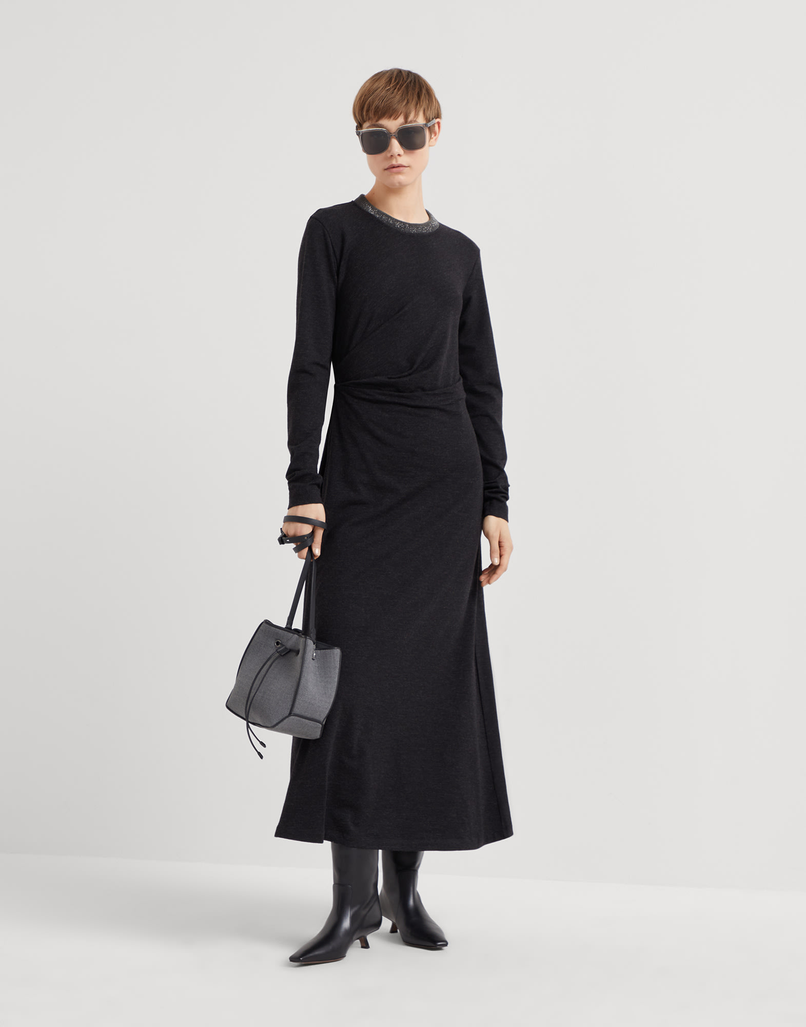Virgin wool jersey dress (242M0R25AHR33C064) for Woman Virgin wool jersey dress (242M0R25AHR33C064) for Woman