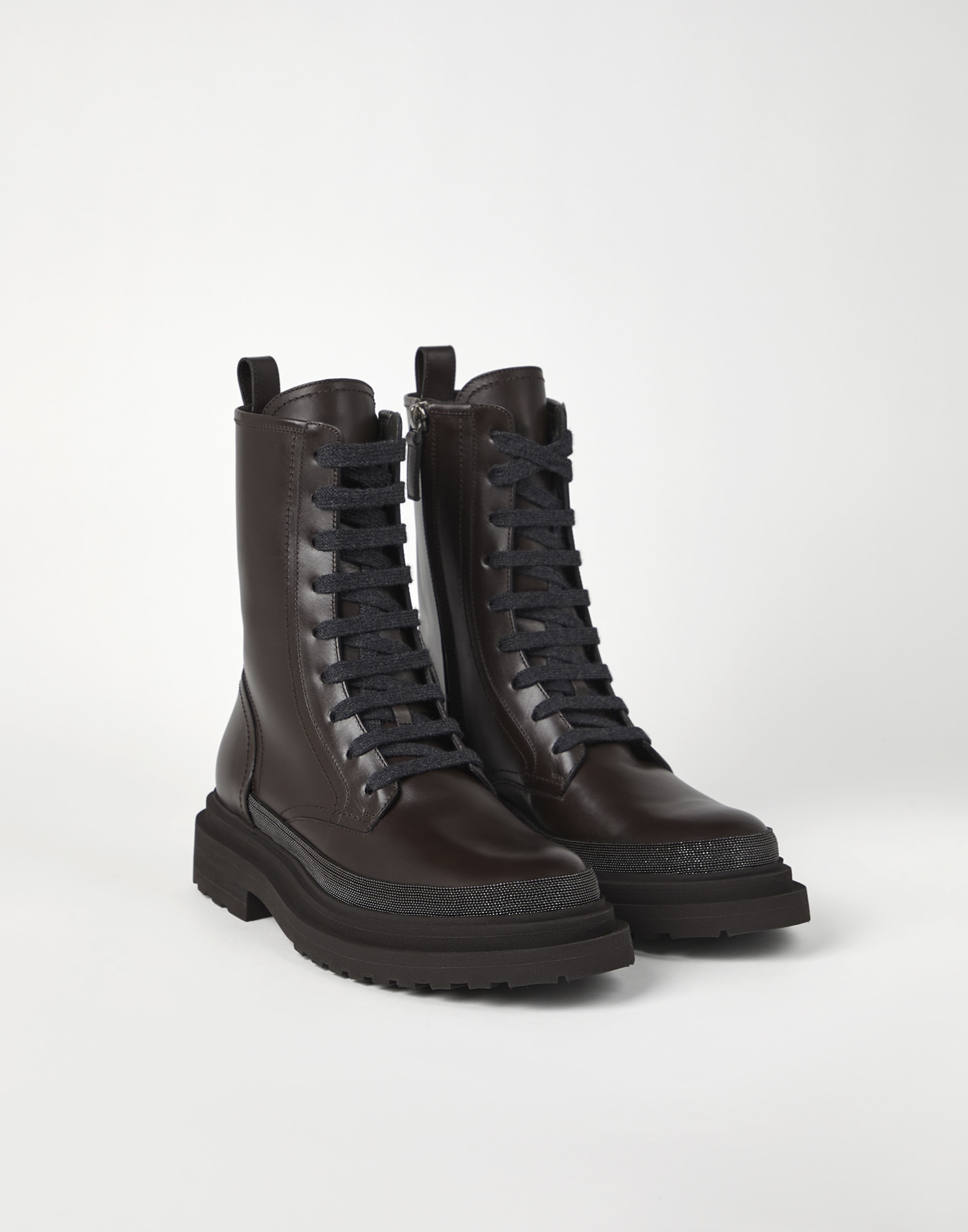 Matte calfskin boots