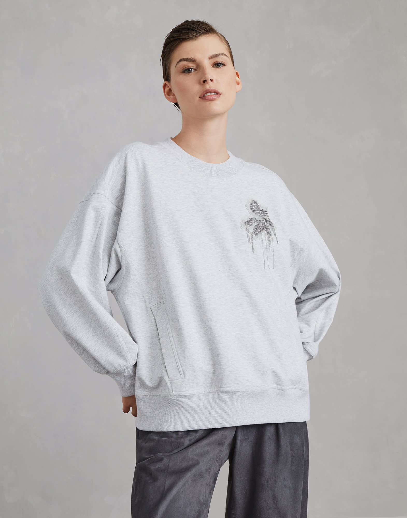 Lightweight French terry sweatshirt